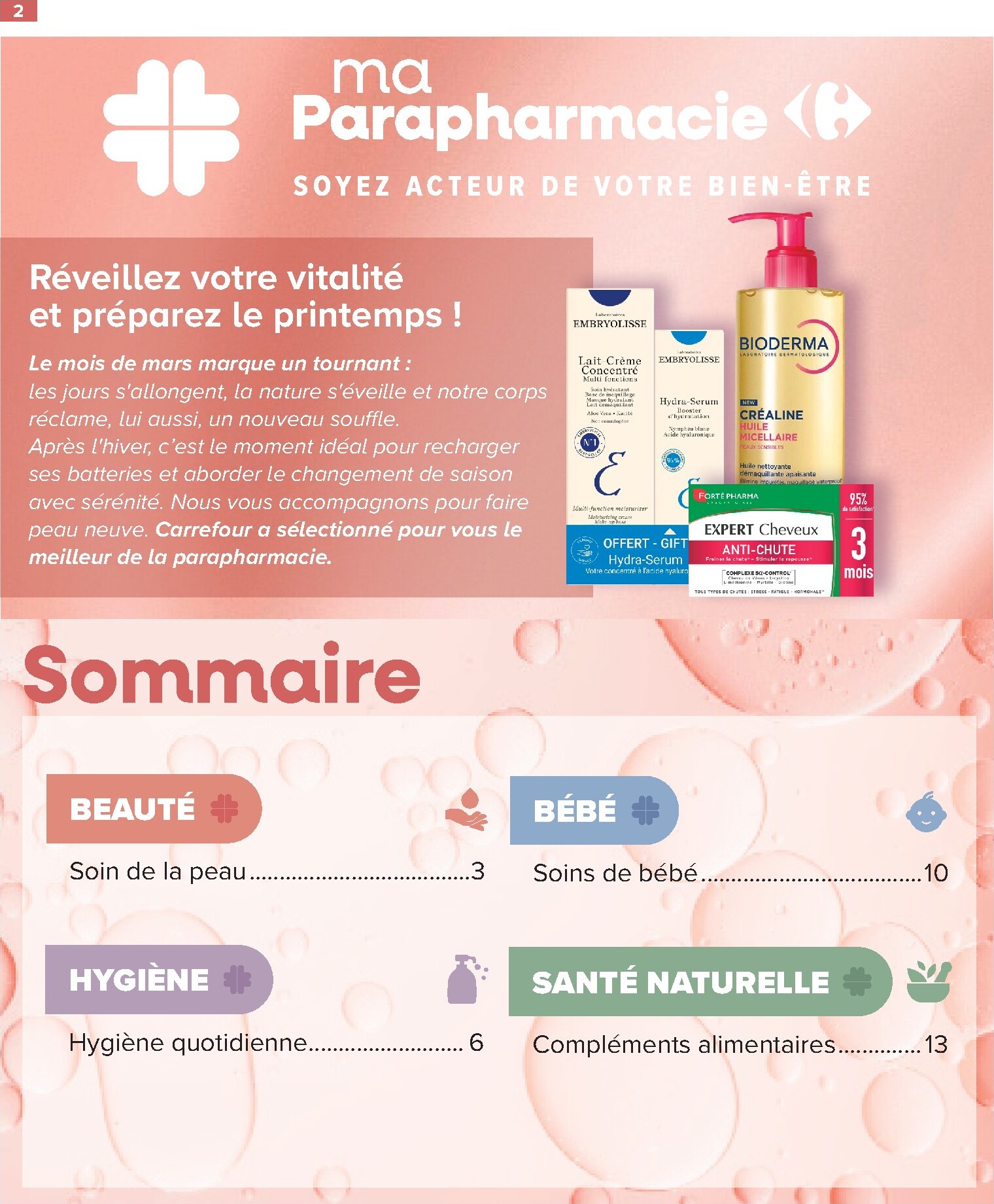 carrefour - Catalogue Carrefour - Parapharmacie, Beauté, Santé & Bien-être valable du 03/03/2026 au 30/03/2026 - page: 2