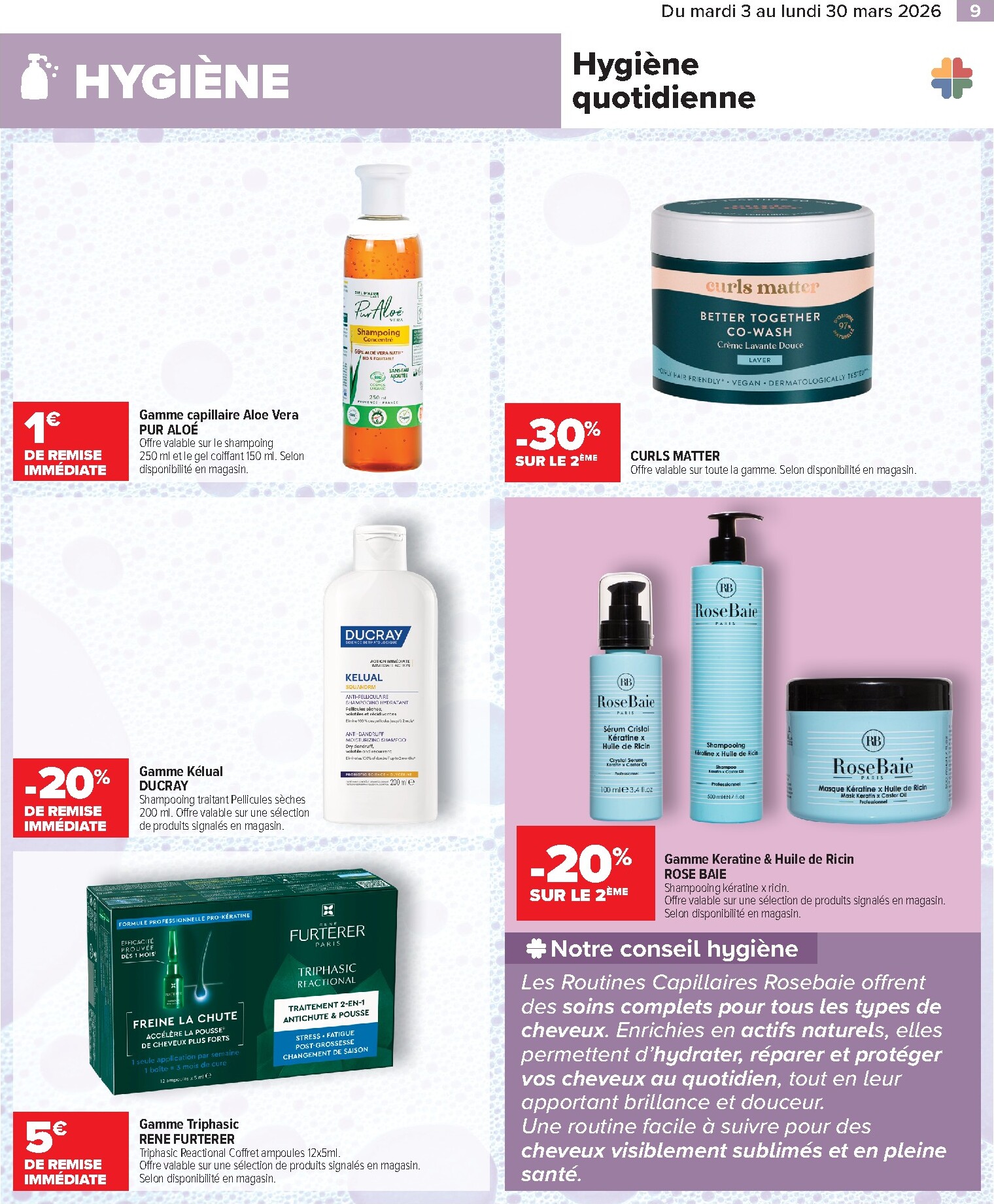 carrefour - Catalogue Carrefour - Parapharmacie, Beauté, Santé & Bien-être valable du 03/03/2026 au 30/03/2026 - page: 9