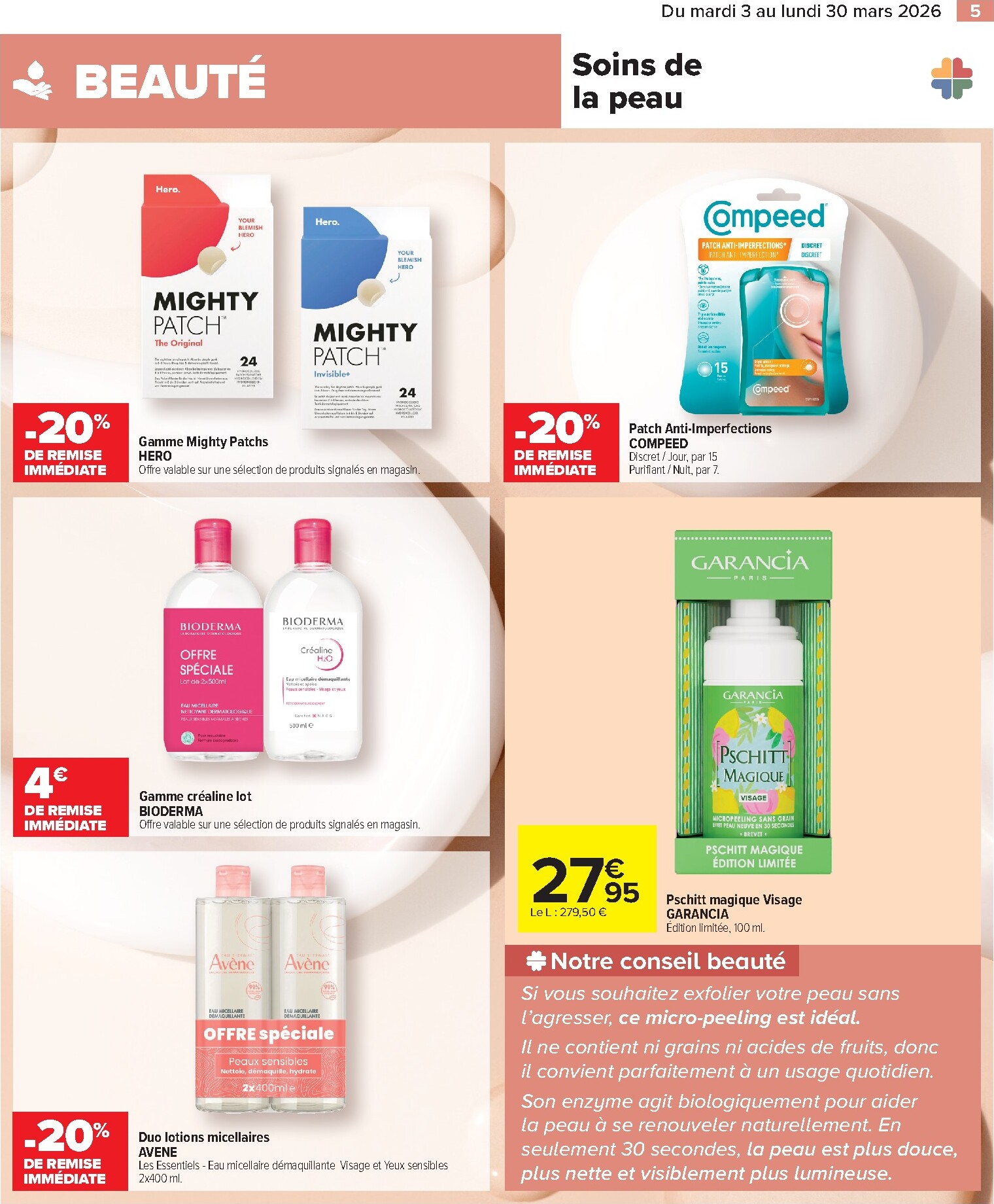 carrefour - Catalogue Carrefour - Parapharmacie, Beauté, Santé & Bien-être valable du 03/03/2026 au 30/03/2026 - page: 5