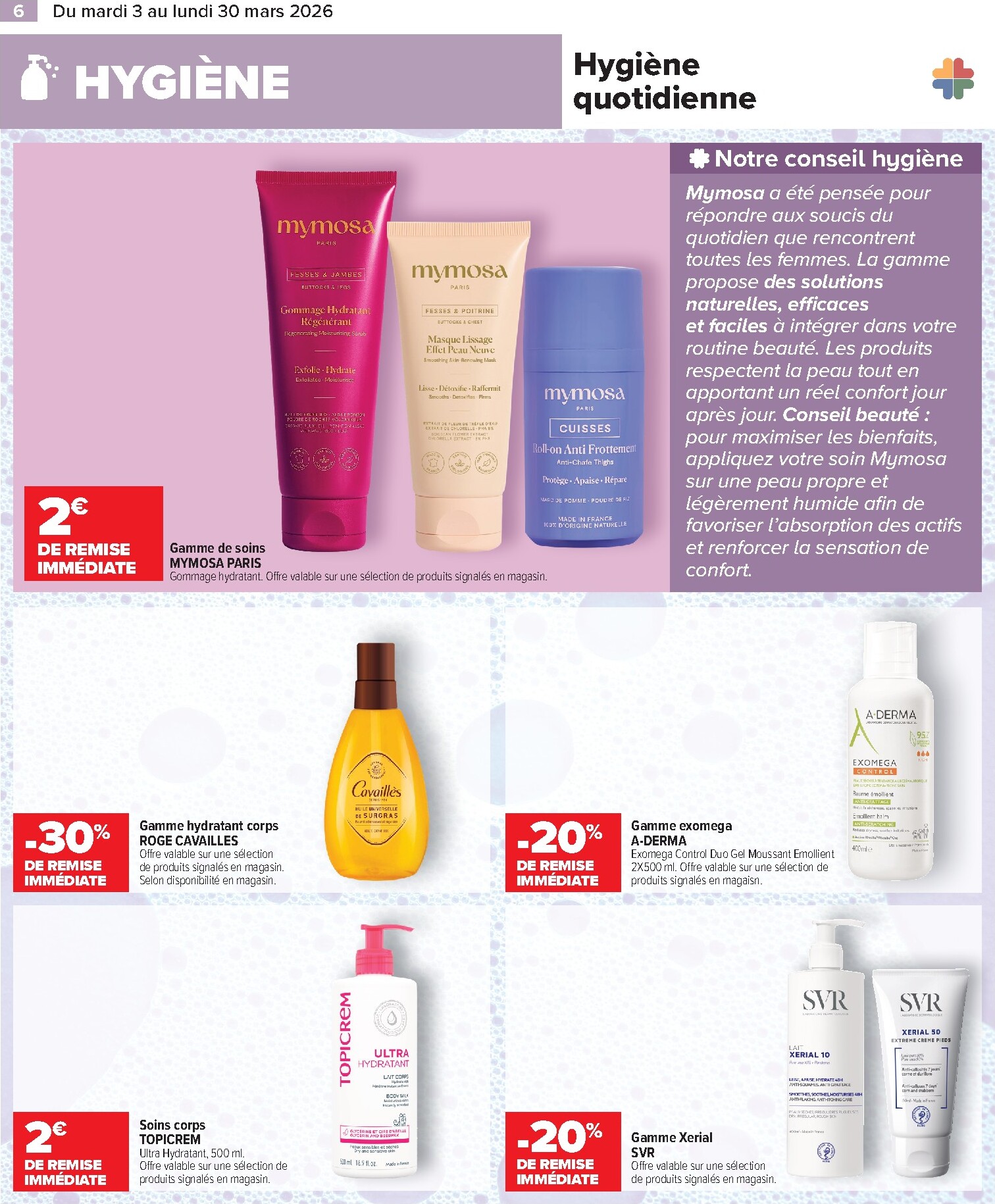 carrefour - Catalogue Carrefour - Parapharmacie, Beauté, Santé & Bien-être valable du 03/03/2026 au 30/03/2026 - page: 6