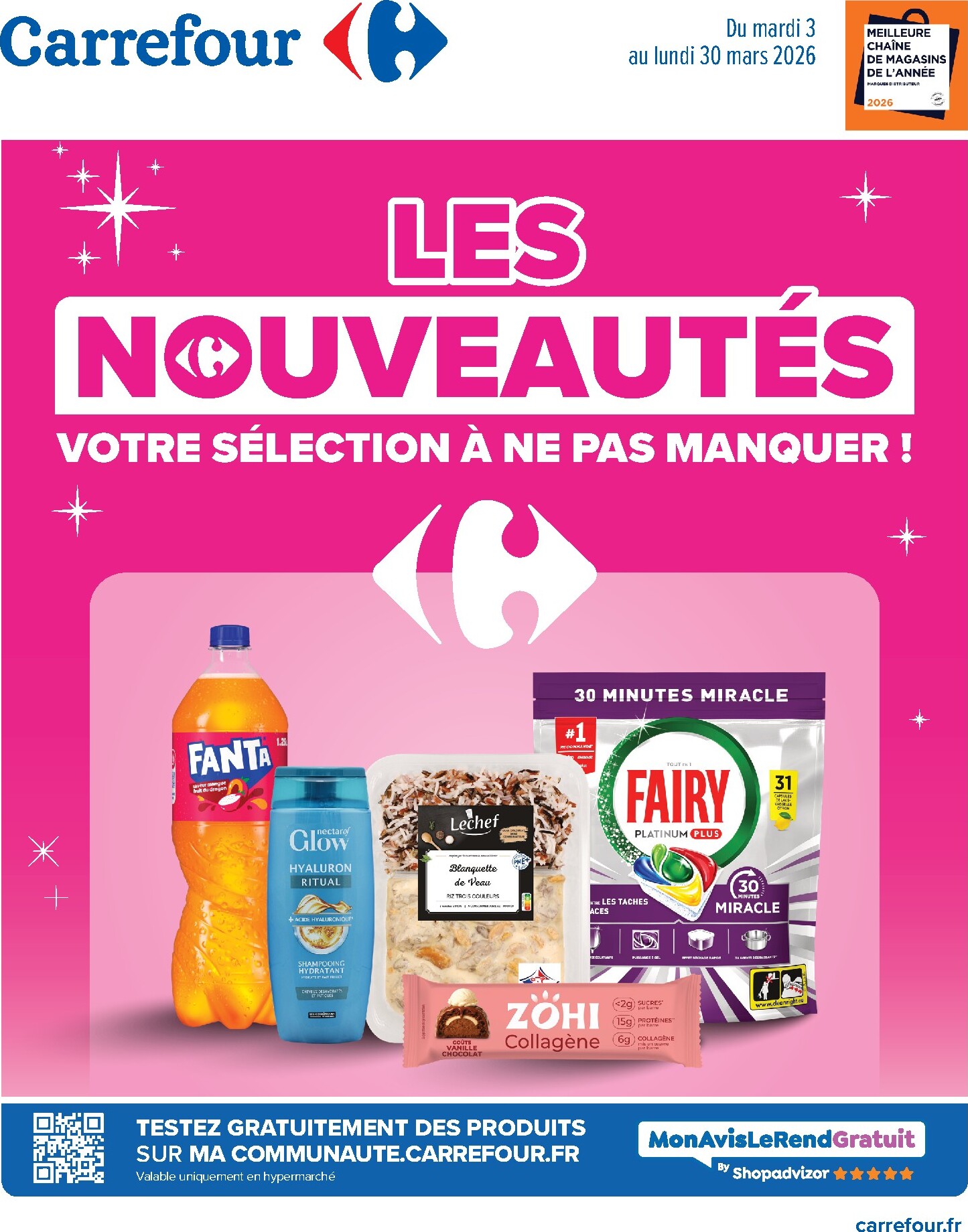 carrefour - Catalogue Carrefour - Les Nouveautés de Mars valable du 03/03/2026 au 30/03/2026