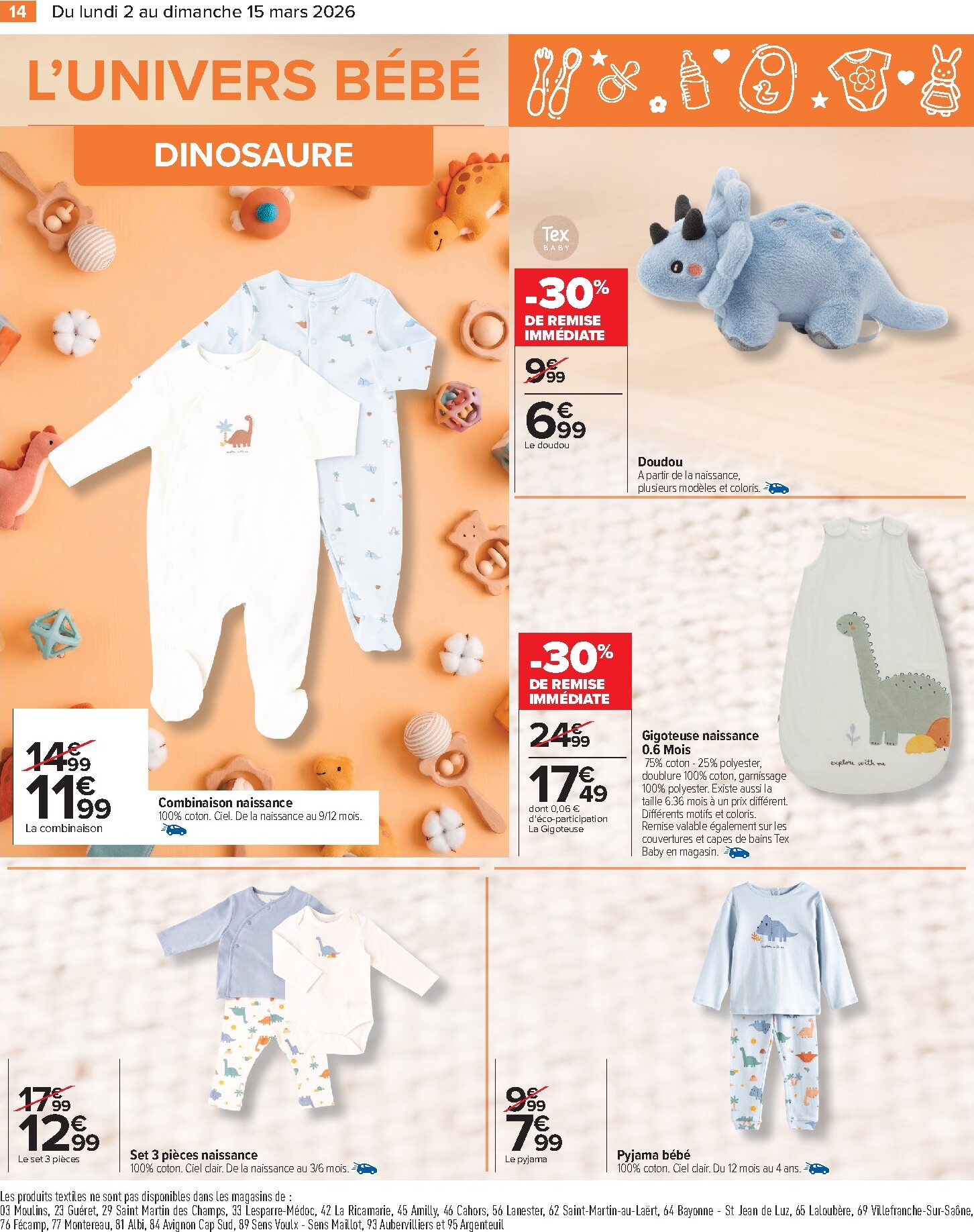 carrefour - Catalogue Carrefour - Les Babydays valable du 02/03/2026 au 15/03/2026 - page: 14