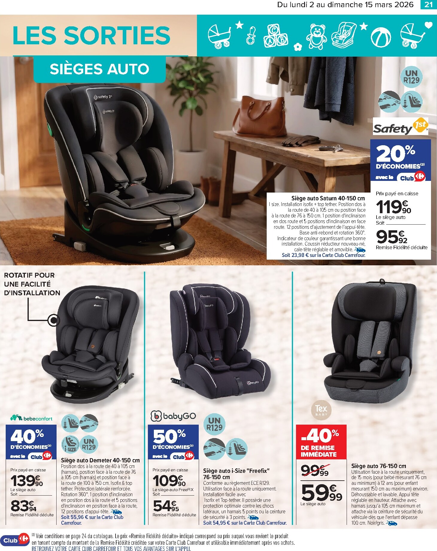 carrefour - Catalogue Carrefour - Les Babydays valable du 02/03/2026 au 15/03/2026 - page: 21