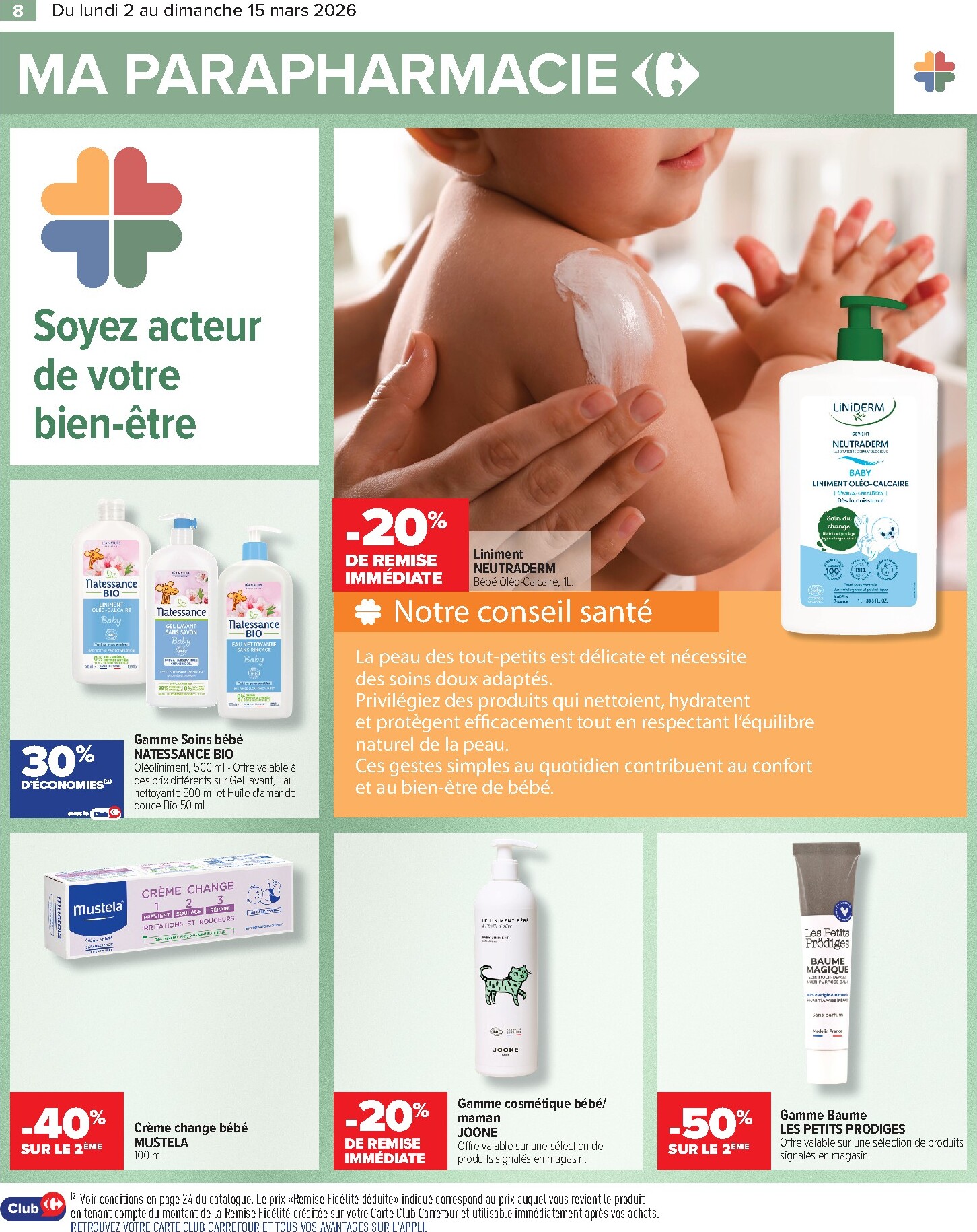 carrefour - Catalogue Carrefour - Les Babydays valable du 02/03/2026 au 15/03/2026 - page: 8