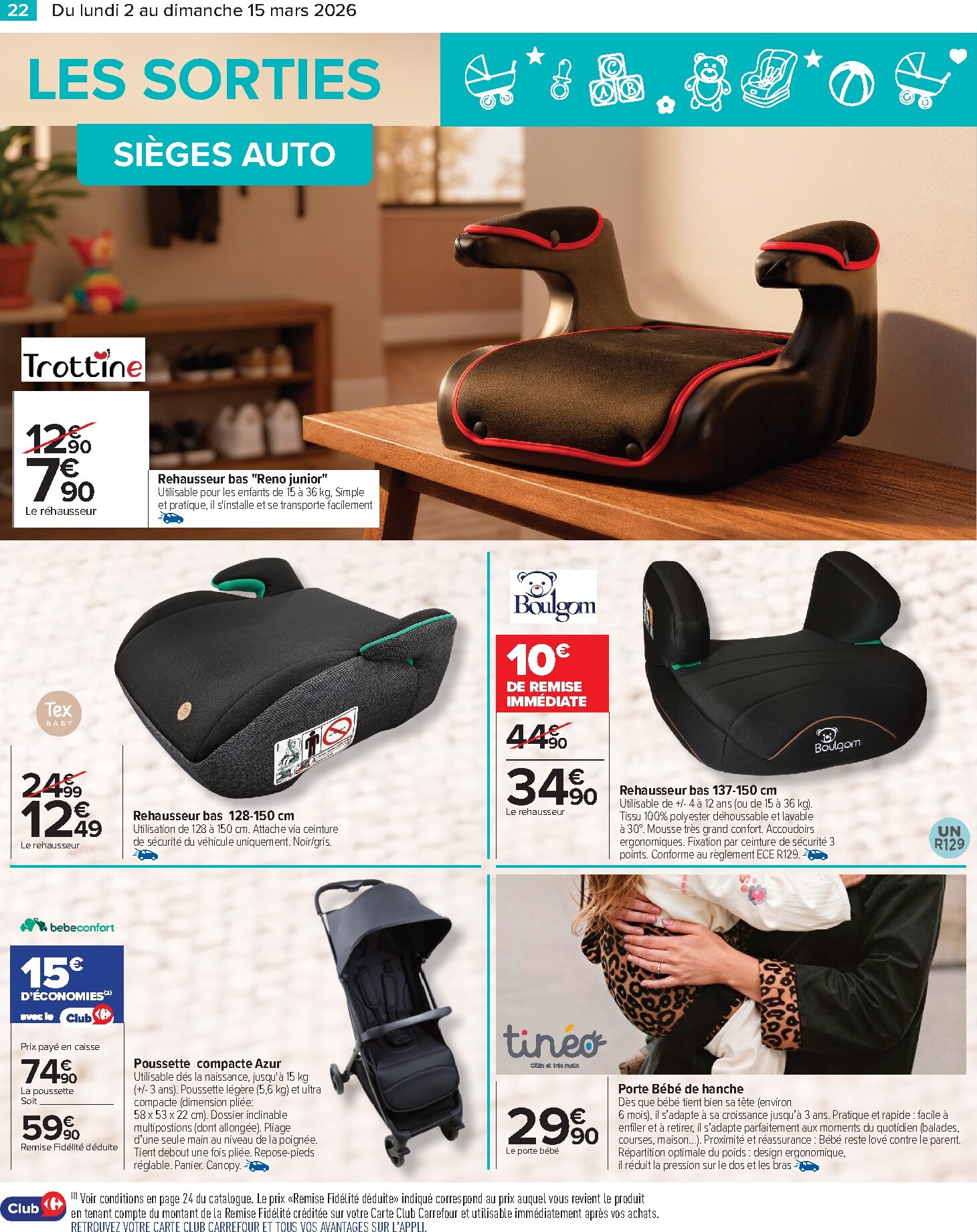 carrefour - Catalogue Carrefour - Les Babydays valable du 02/03/2026 au 15/03/2026 - page: 22