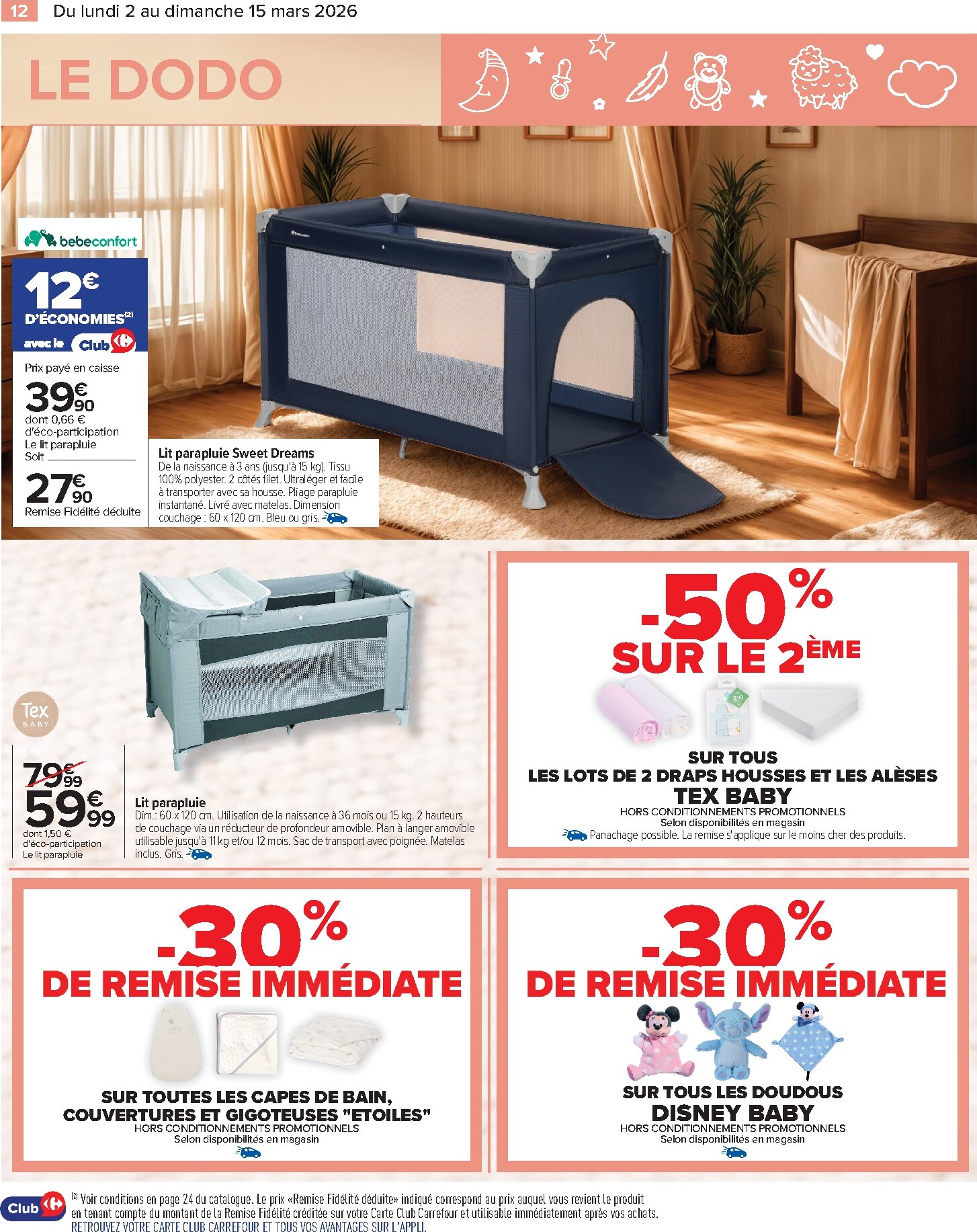 carrefour - Catalogue Carrefour - Les Babydays valable du 02/03/2026 au 15/03/2026 - page: 12