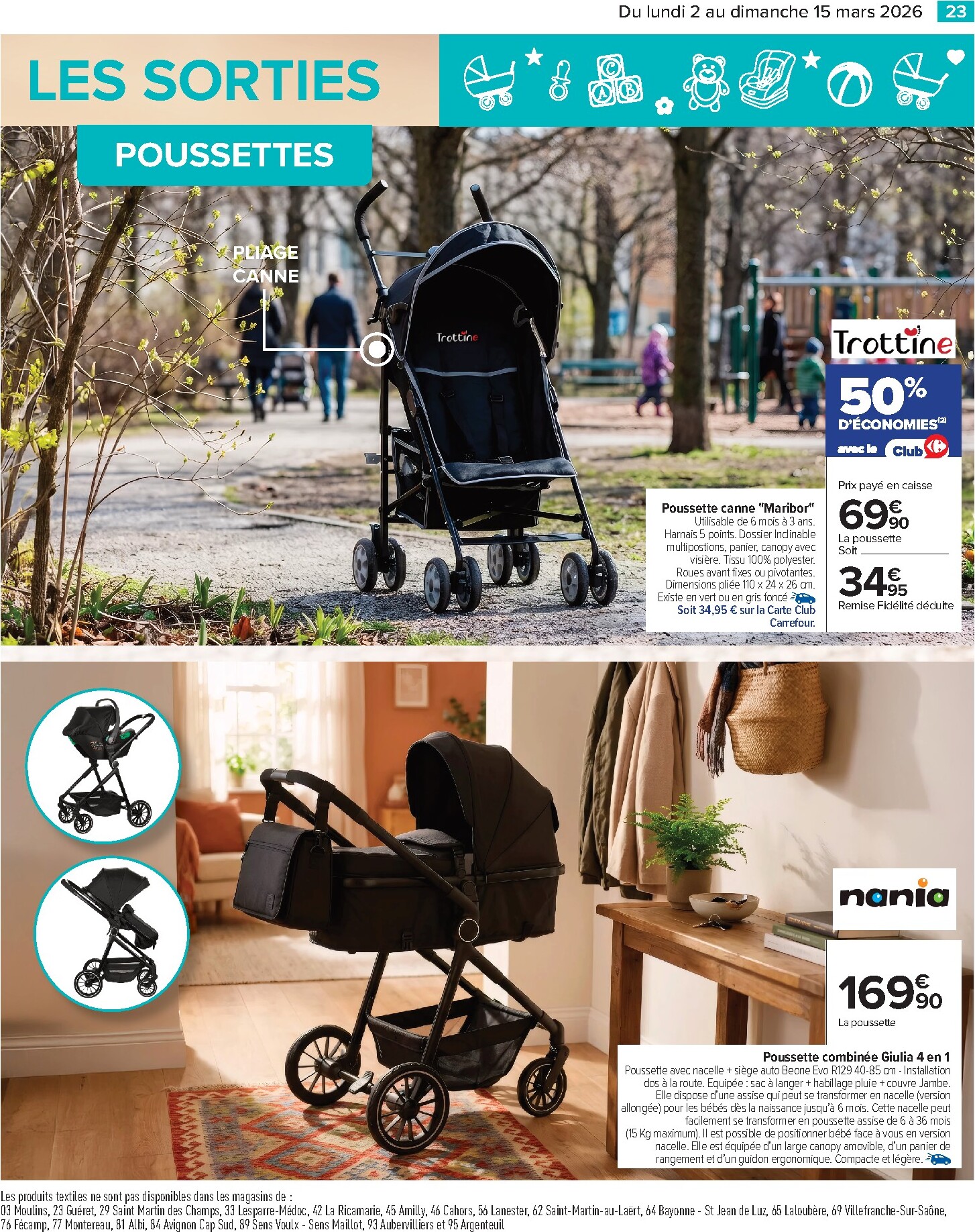 carrefour - Catalogue Carrefour - Les Babydays valable du 02/03/2026 au 15/03/2026 - page: 23