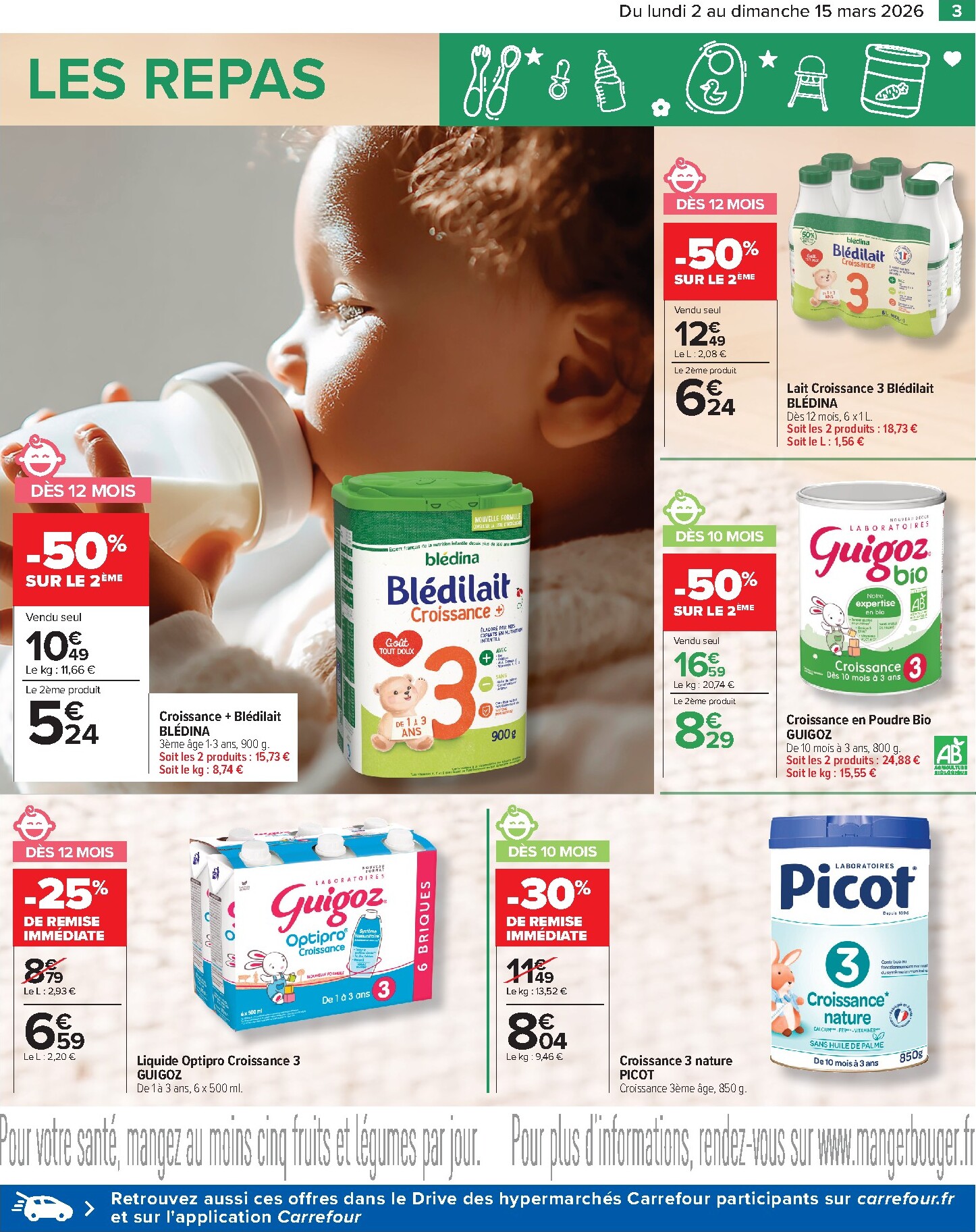 carrefour - Catalogue Carrefour - Les Babydays valable du 02/03/2026 au 15/03/2026 - page: 3