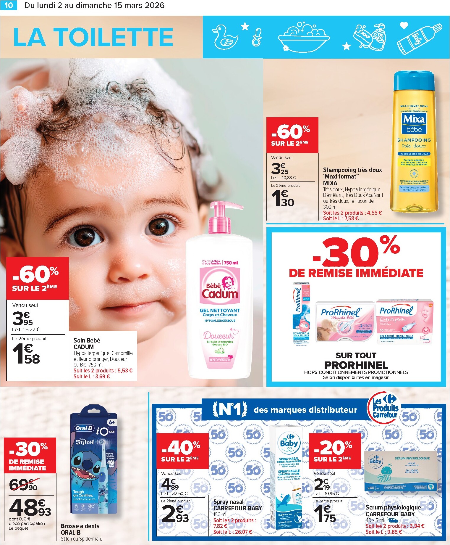 carrefour - Catalogue Carrefour - Les Babydays valable du 02/03/2026 au 15/03/2026 - page: 10