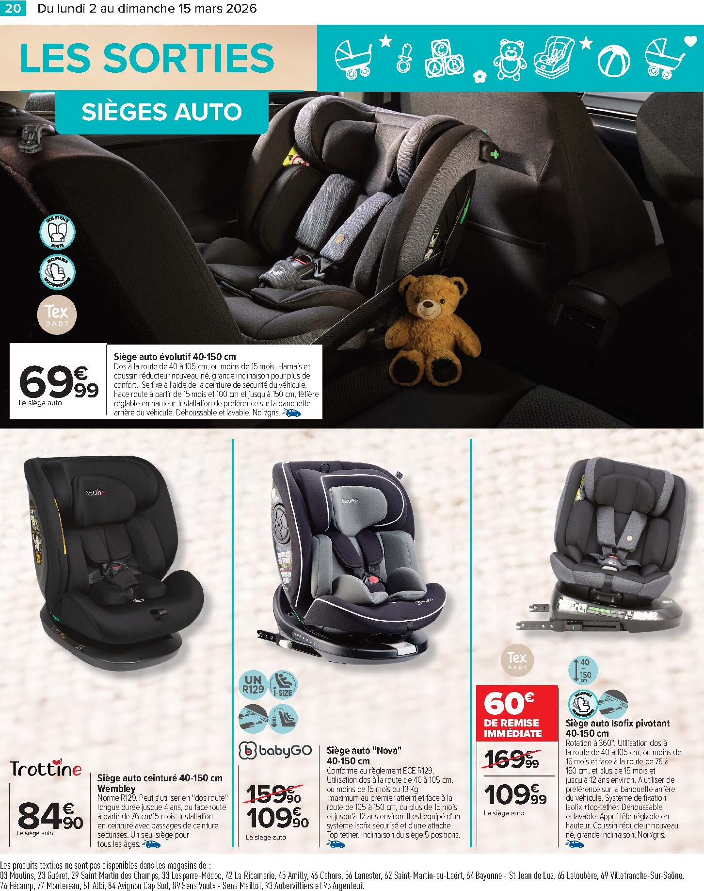carrefour - Catalogue Carrefour - Les Babydays valable du 02/03/2026 au 15/03/2026 - page: 20