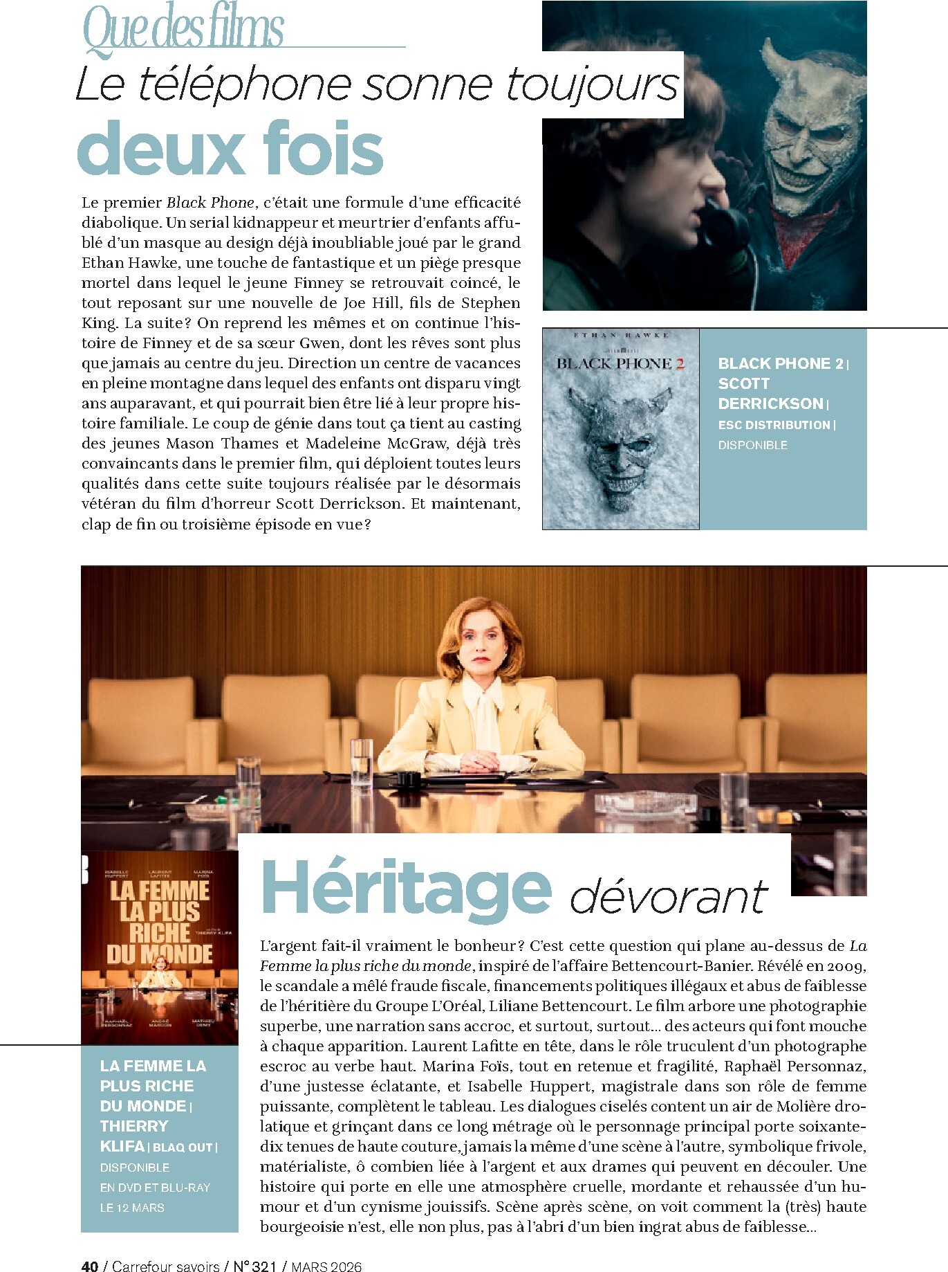 carrefour - Catalogue Carrefour - A Chacun sa Culture valable du 01/03/2026 au 31/03/2026 - page: 40