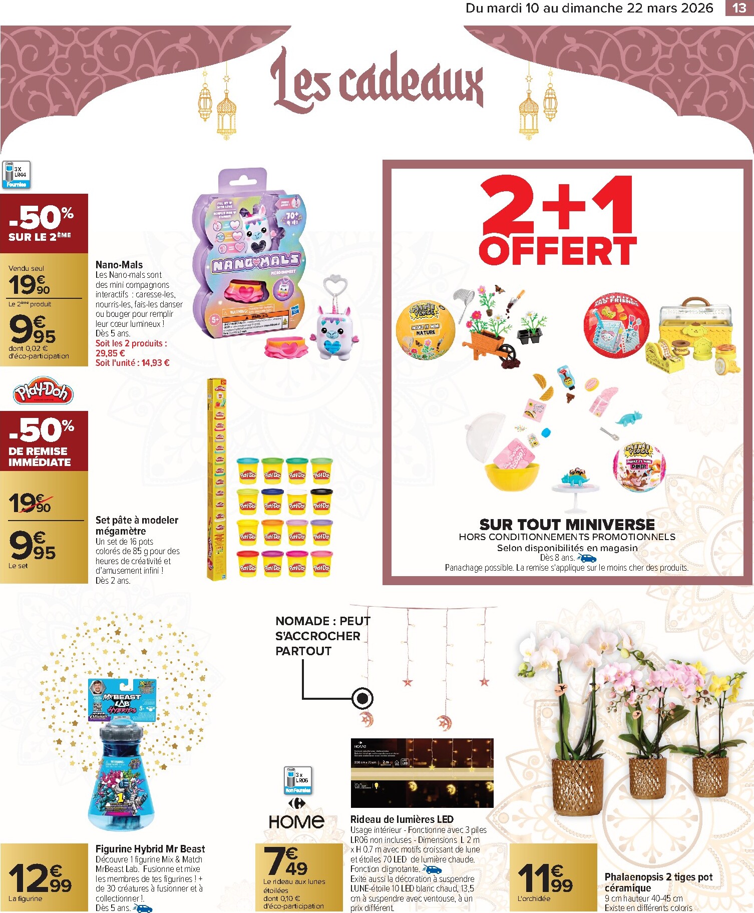 carrefour - Catalogue Carrefour - Tout L'aid El-Fitr valable du 10/03/2026 au 22/03/2026 - page: 13