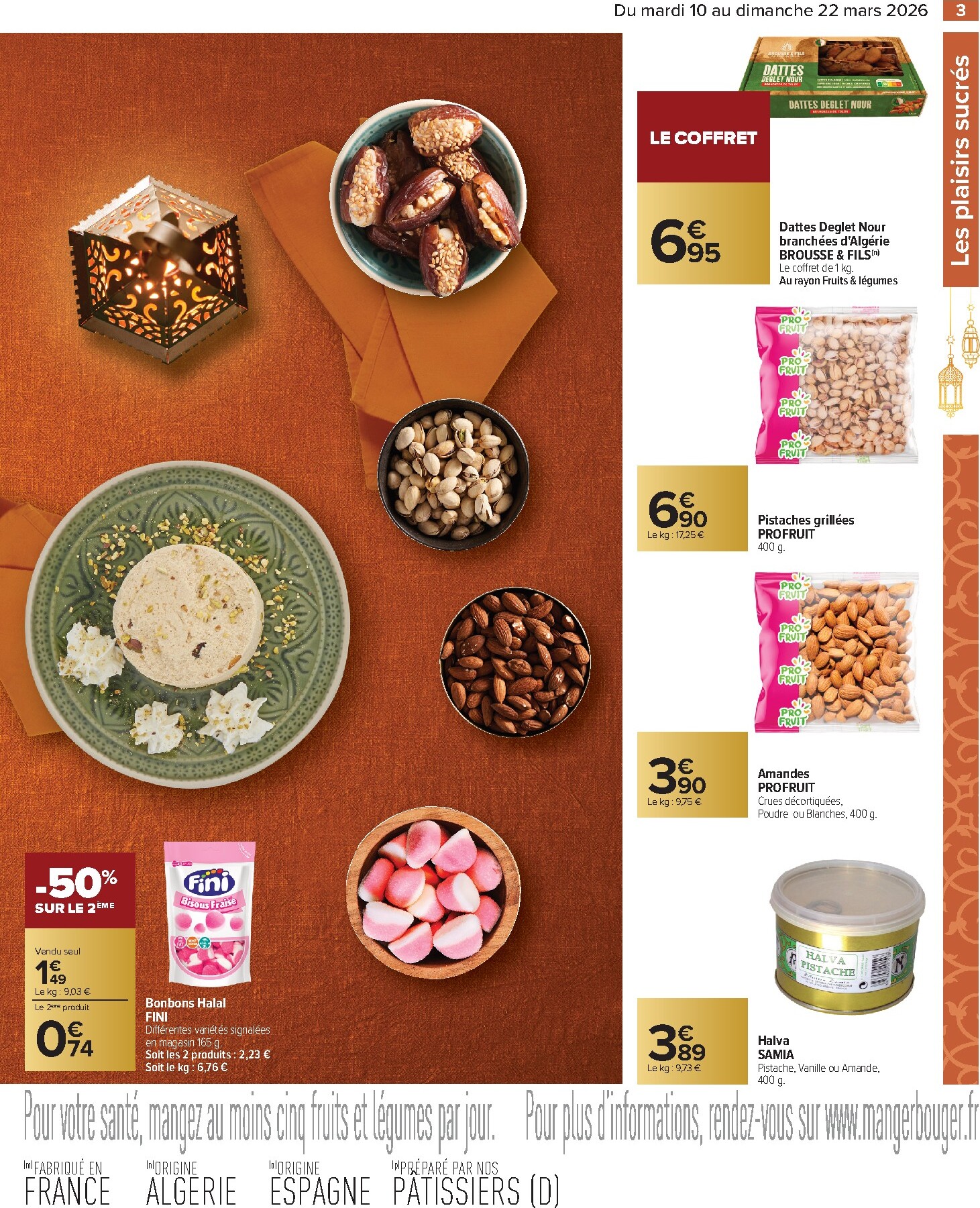 carrefour - Catalogue Carrefour - Tout L'aid El-Fitr valable du 10/03/2026 au 22/03/2026 - page: 3