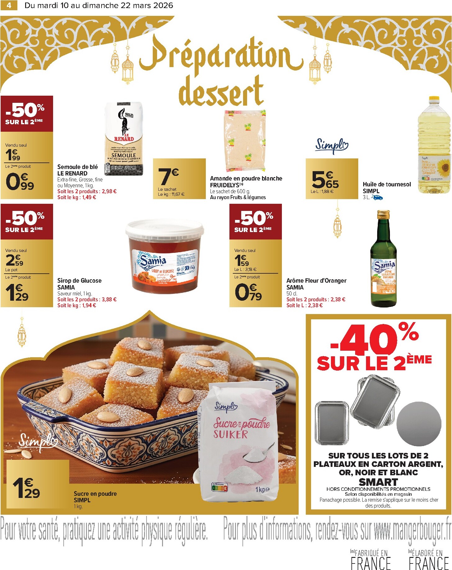 carrefour - Catalogue Carrefour - Tout L'aid El-Fitr valable du 10/03/2026 au 22/03/2026 - page: 4
