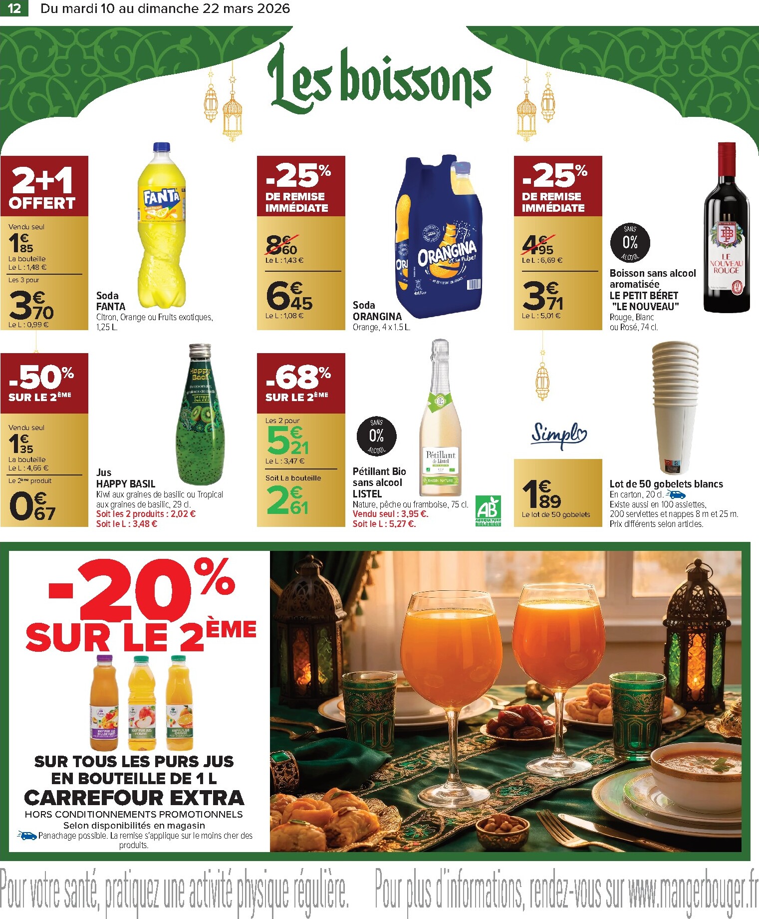carrefour - Catalogue Carrefour - Tout L'aid El-Fitr valable du 10/03/2026 au 22/03/2026 - page: 12