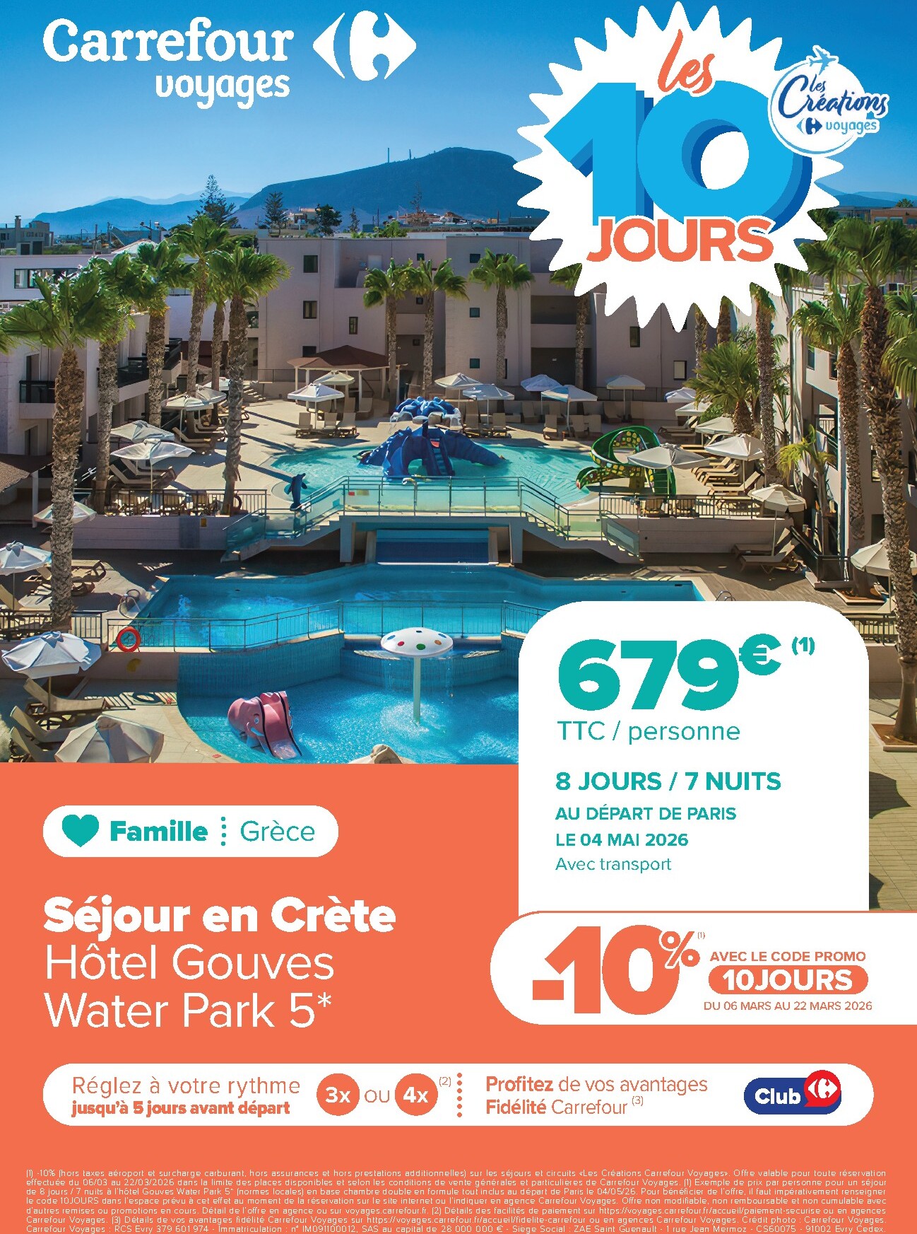 carrefour - Catalogue Carrefour - Voyages valable du 06/03/2026 au 22/03/2026 - page: 10
