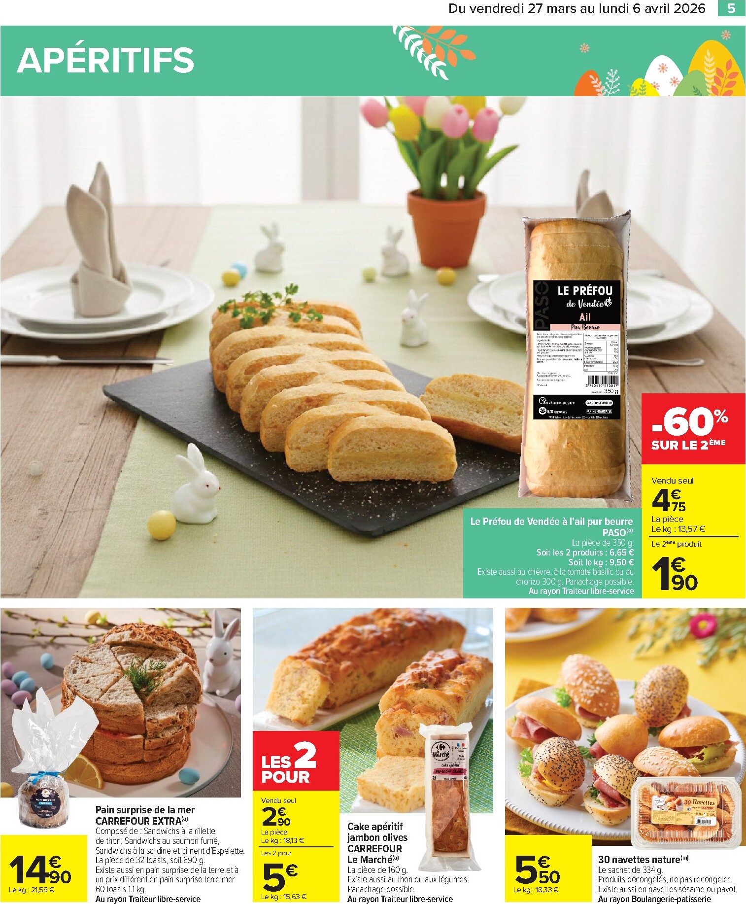 carrefour - Catalogue Carrefour - Pâques Festif valable du 27/03/2026 au 06/04/2026 - page: 5