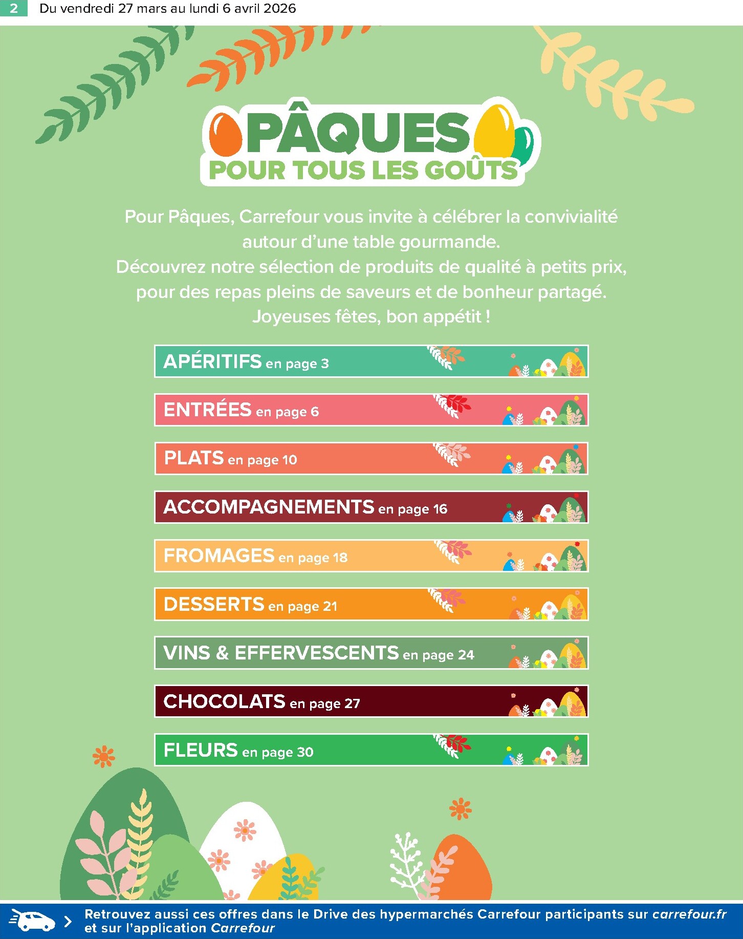 carrefour - Catalogue Carrefour - Pâques Festif valable du 27/03/2026 au 06/04/2026 - page: 2