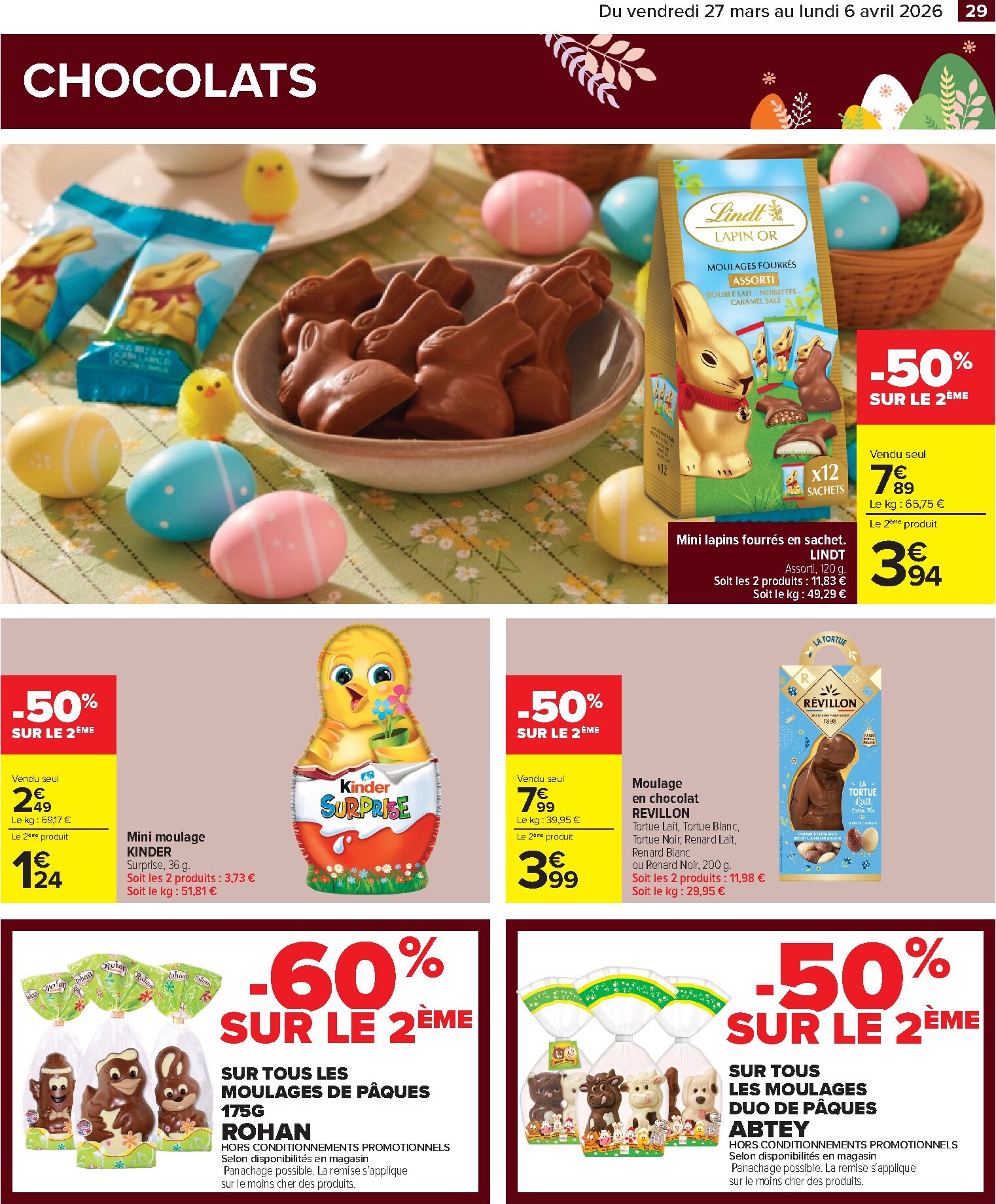 carrefour - Catalogue Carrefour - Pâques Festif valable du 27/03/2026 au 06/04/2026 - page: 29