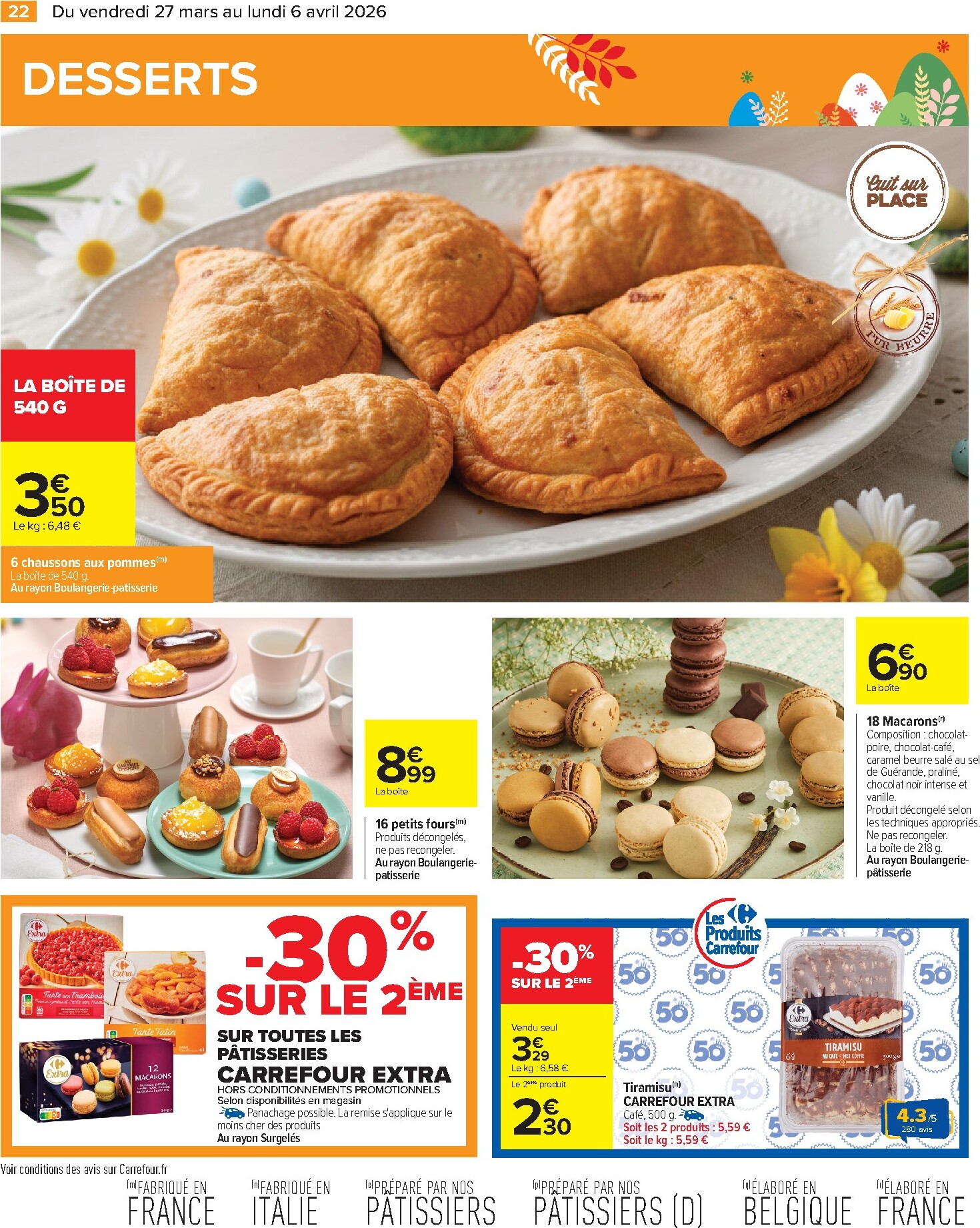 carrefour - Catalogue Carrefour - Pâques Festif valable du 27/03/2026 au 06/04/2026 - page: 22