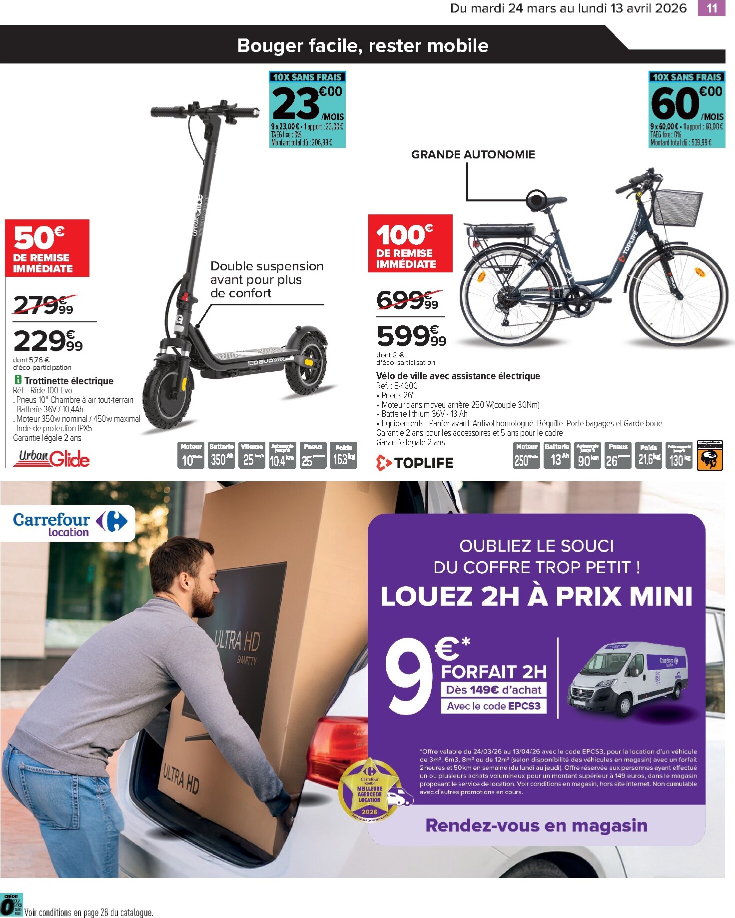 carrefour - Catalogue Carrefour - Faites Enter les Bonnes Affaires de Printemps valable du 24/03/2026 au 13/04/2026 - page: 11