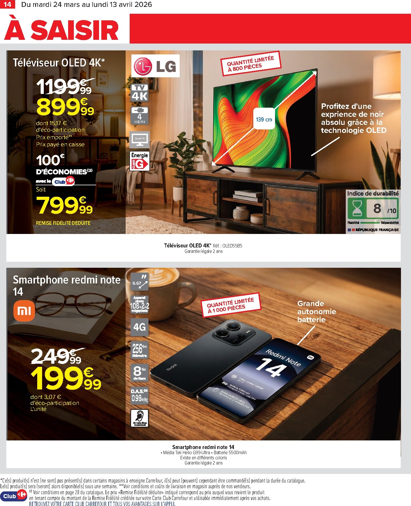 carrefour - Catalogue Carrefour - Faites Enter les Bonnes Affaires de Printemps valable du 24/03/2026 au 13/04/2026 - page: 14