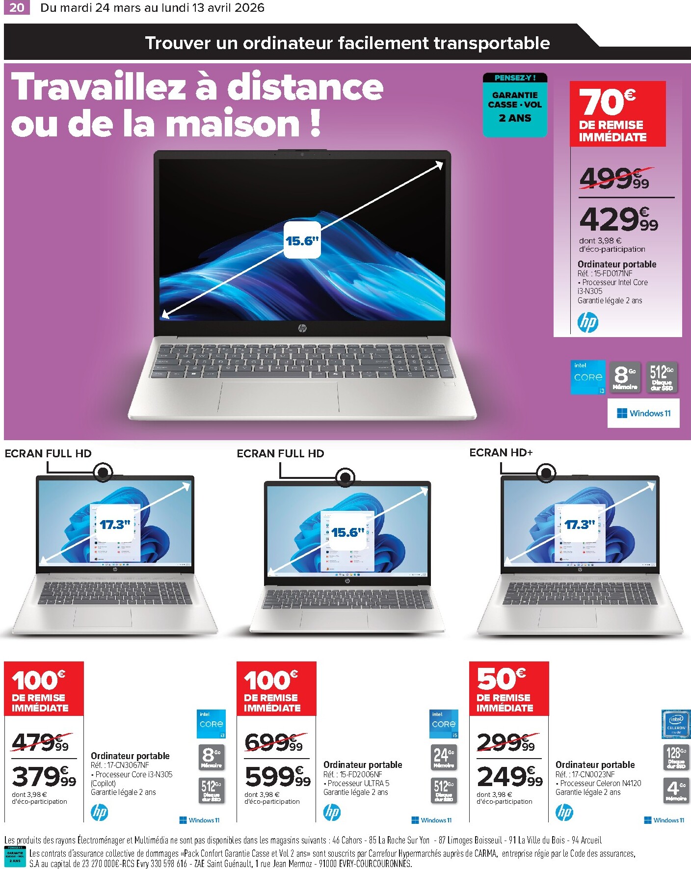 carrefour - Catalogue Carrefour - Faites Enter les Bonnes Affaires de Printemps valable du 24/03/2026 au 13/04/2026 - page: 20