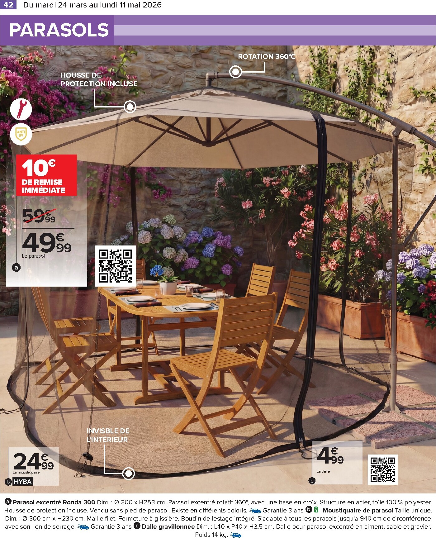 carrefour - Catalogue Carrefour - Jardin là où la Vie se Cultive valable du 24/03/2026 au 11/05/2026 - page: 42