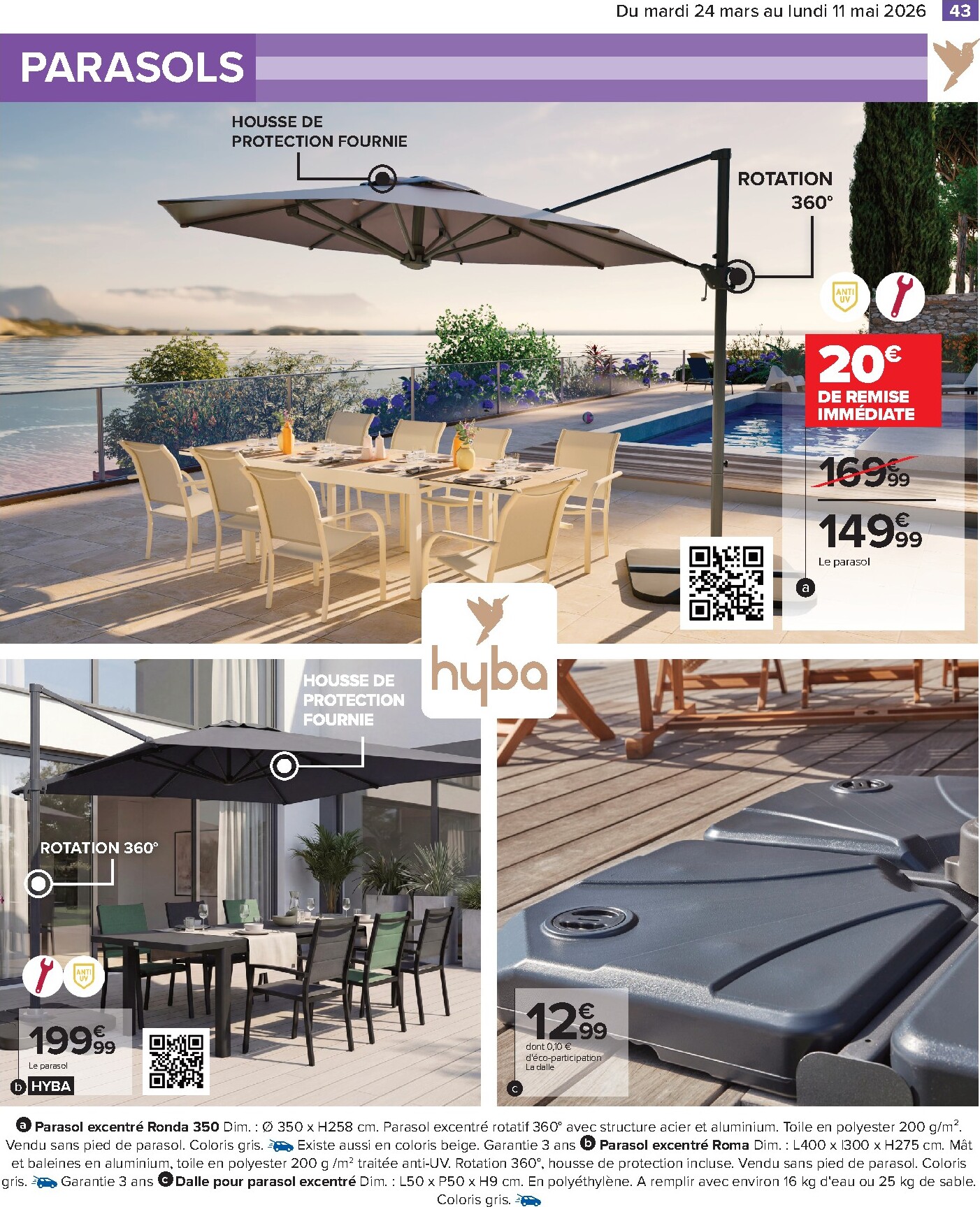 carrefour - Catalogue Carrefour - Jardin là où la Vie se Cultive valable du 24/03/2026 au 11/05/2026 - page: 43