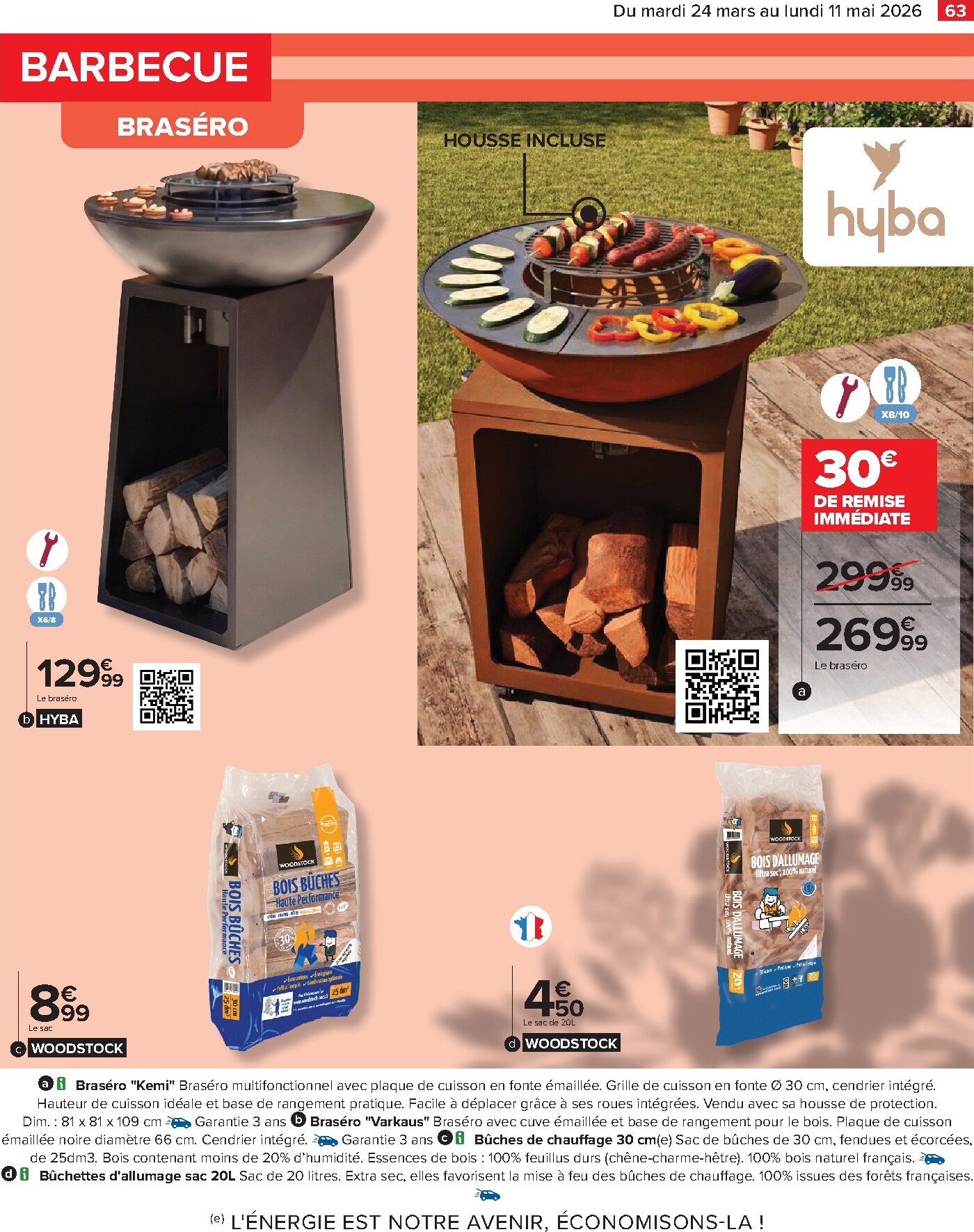 carrefour - Catalogue Carrefour - Jardin là où la Vie se Cultive valable du 24/03/2026 au 11/05/2026 - page: 63