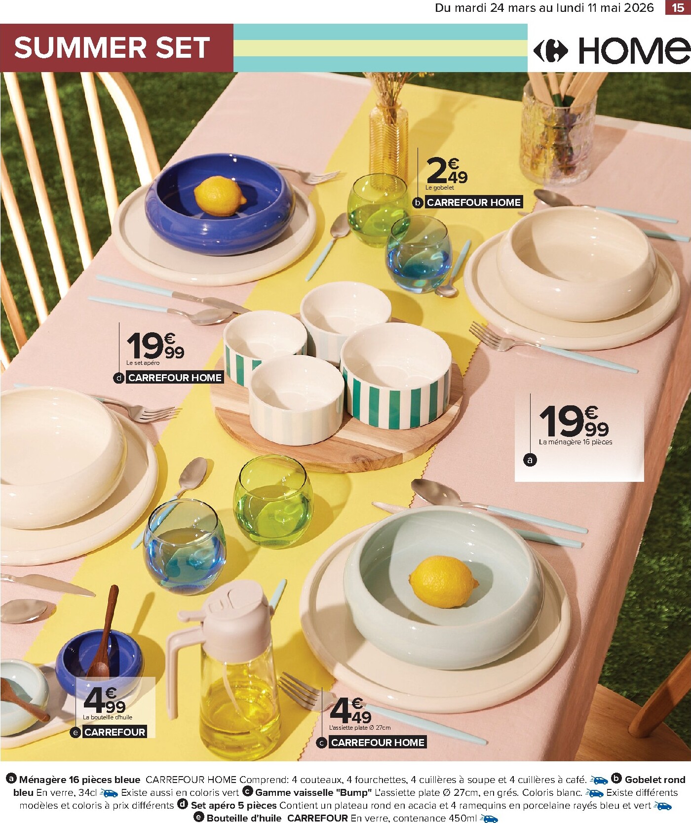 carrefour - Catalogue Carrefour - Jardin là où la Vie se Cultive valable du 24/03/2026 au 11/05/2026 - page: 15