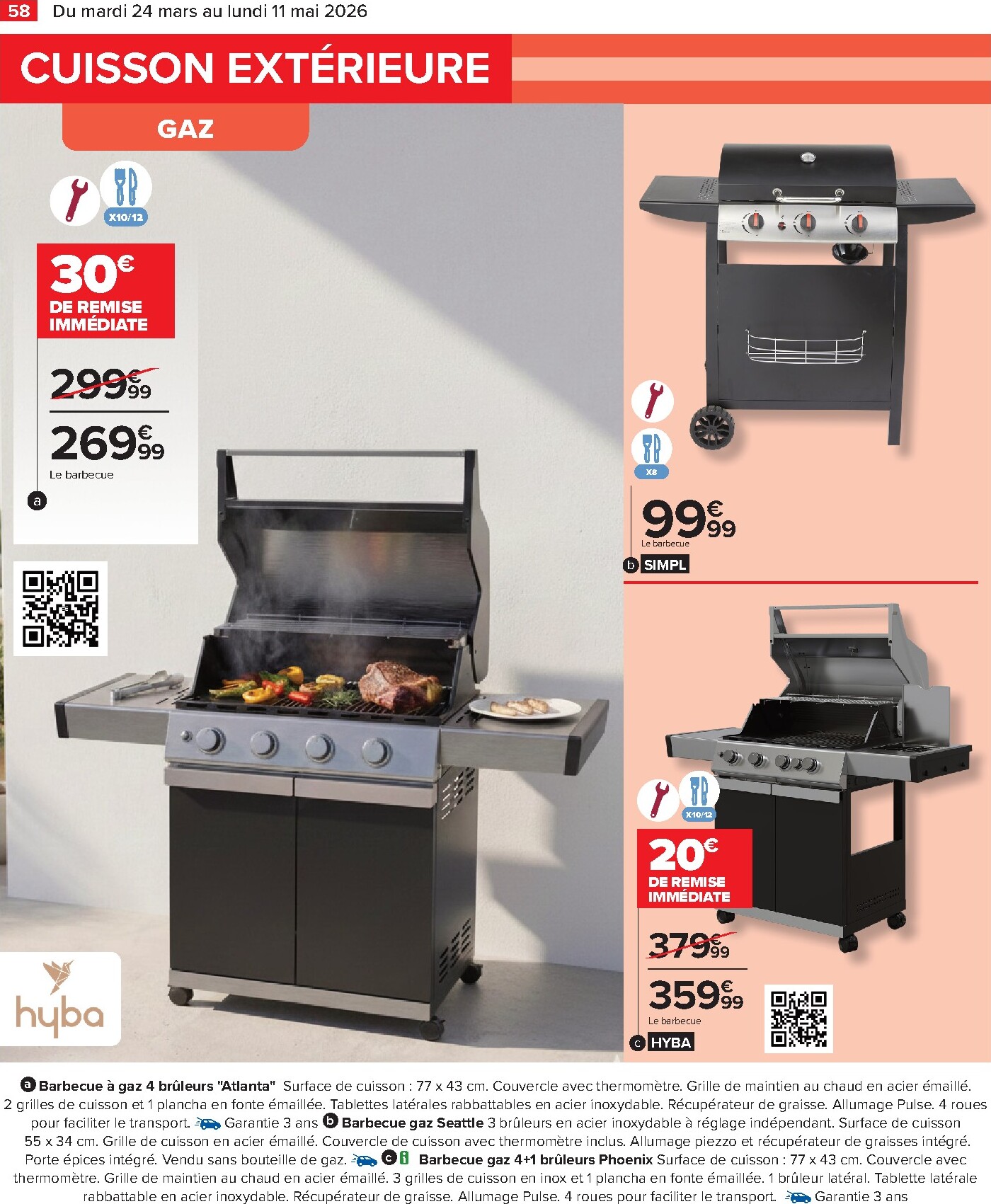 carrefour - Catalogue Carrefour - Jardin là où la Vie se Cultive valable du 24/03/2026 au 11/05/2026 - page: 58