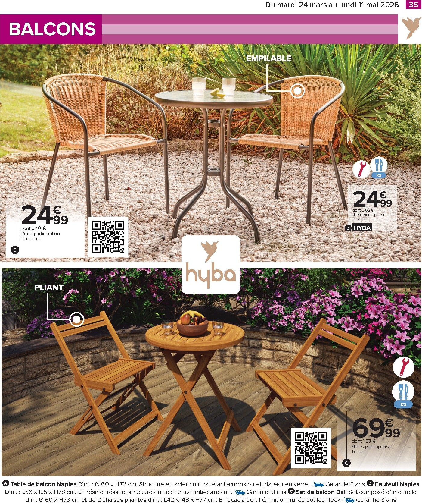 carrefour - Catalogue Carrefour - Jardin là où la Vie se Cultive valable du 24/03/2026 au 11/05/2026 - page: 35