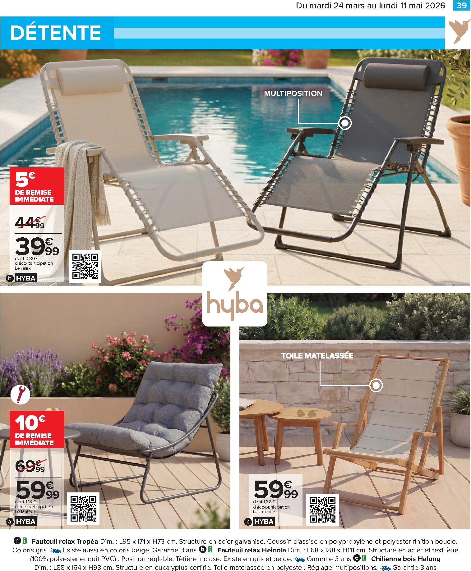 carrefour - Catalogue Carrefour - Jardin là où la Vie se Cultive valable du 24/03/2026 au 11/05/2026 - page: 39