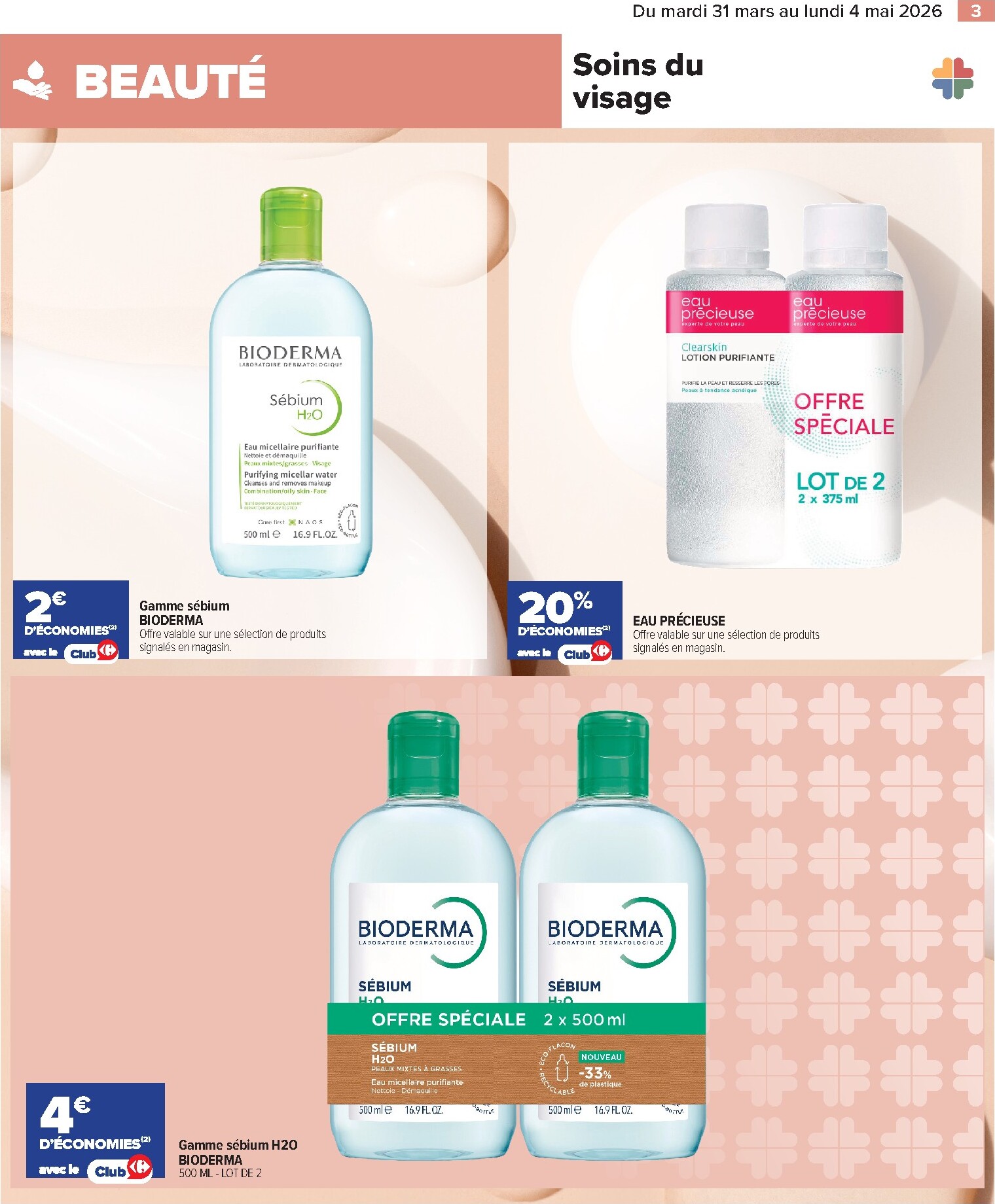 carrefour - Catalogue Carrefour - Parapharmacie, Beauté, Santé & Bien-Être valable du 31/03/2026 au 04/05/2026 - page: 3