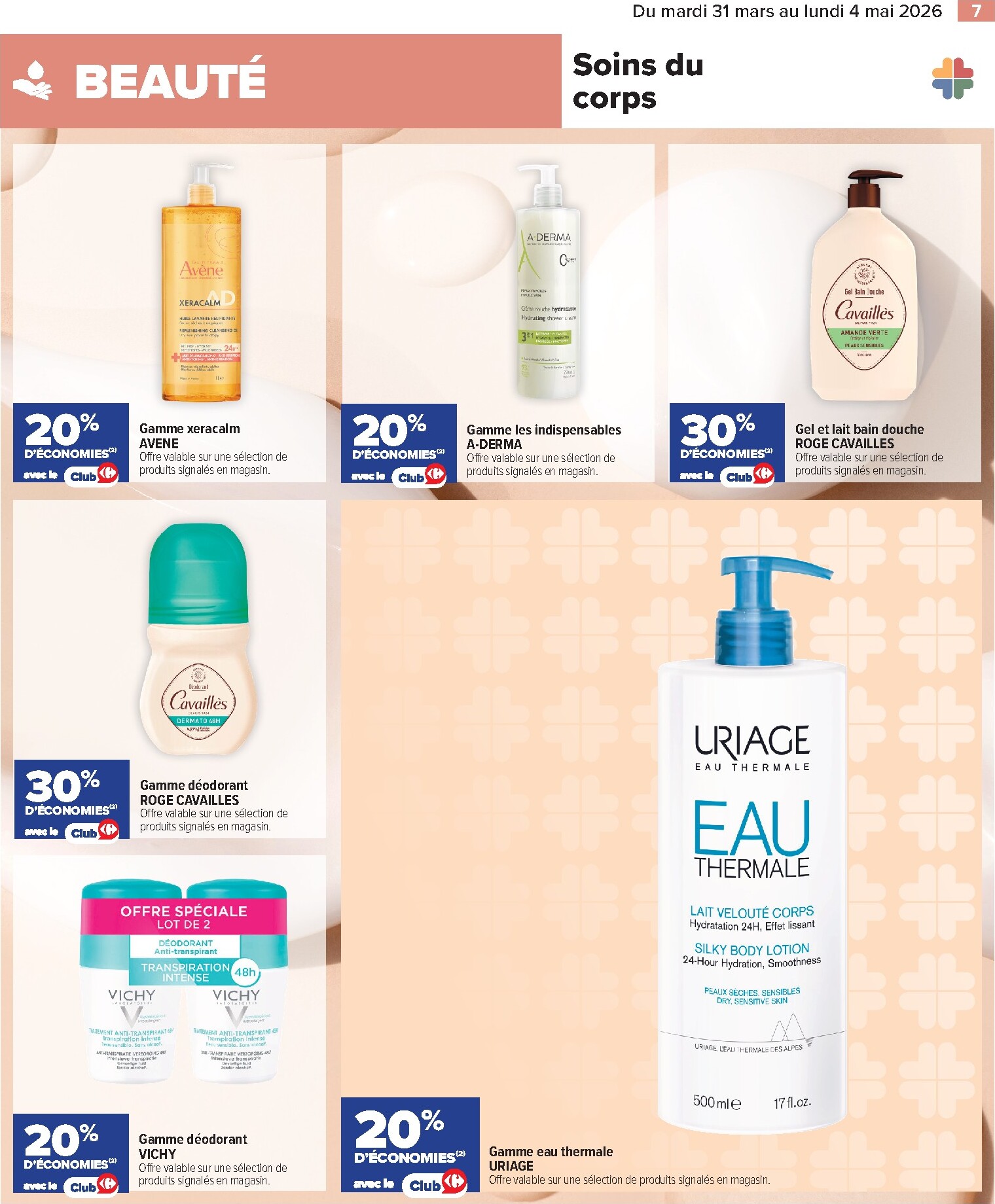 carrefour - Catalogue Carrefour - Parapharmacie, Beauté, Santé & Bien-Être valable du 31/03/2026 au 04/05/2026 - page: 7