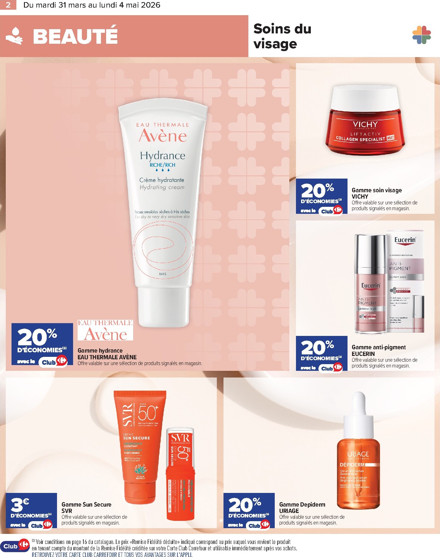 carrefour - Catalogue Carrefour - Parapharmacie, Beauté, Santé & Bien-Être valable du 31/03/2026 au 04/05/2026 - page: 2