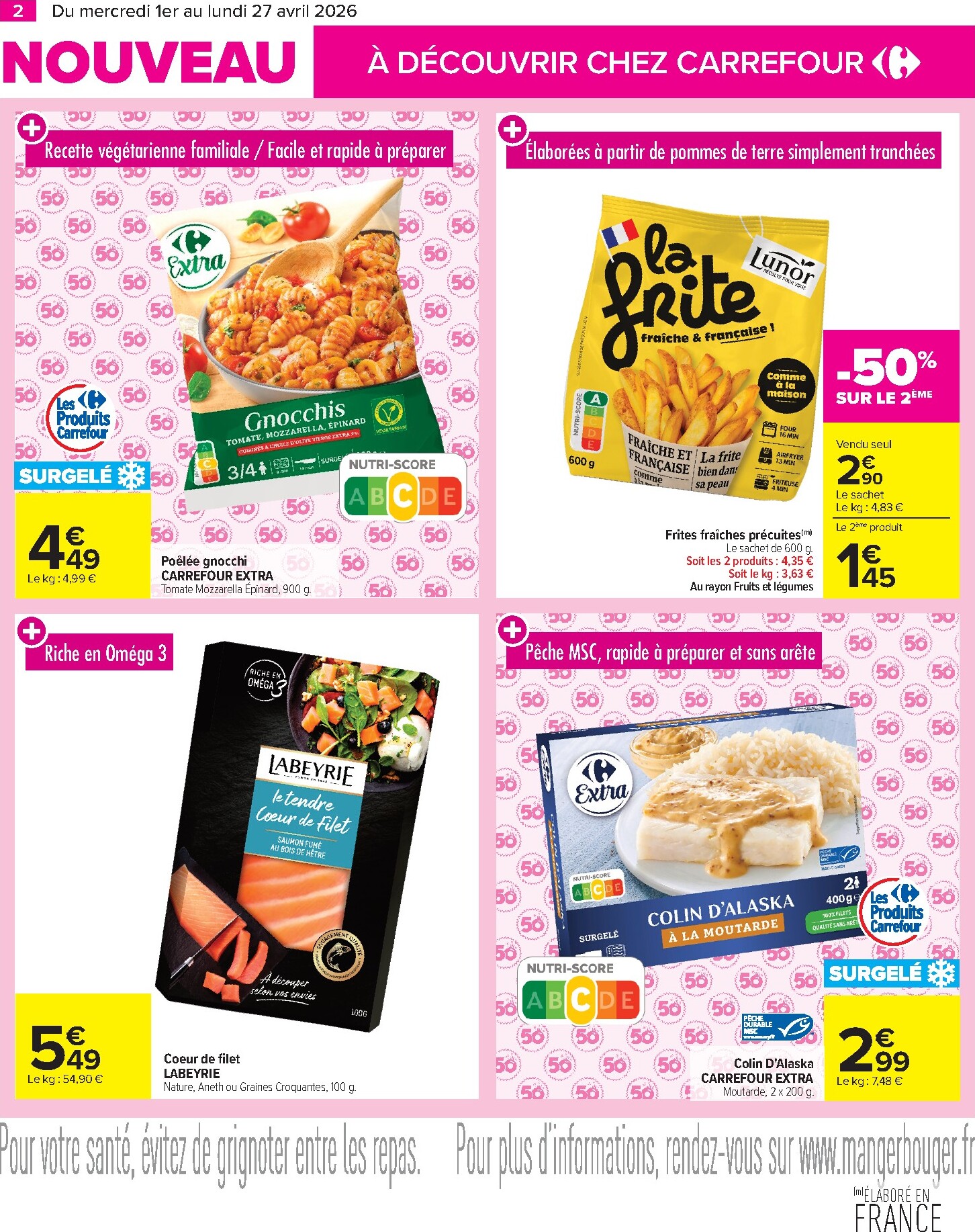 carrefour - Catalogue Carrefour - Les Nouveautés à ne pas Manquer D'Avril valable du 01/04/2026 au 27/04/2026 - page: 2