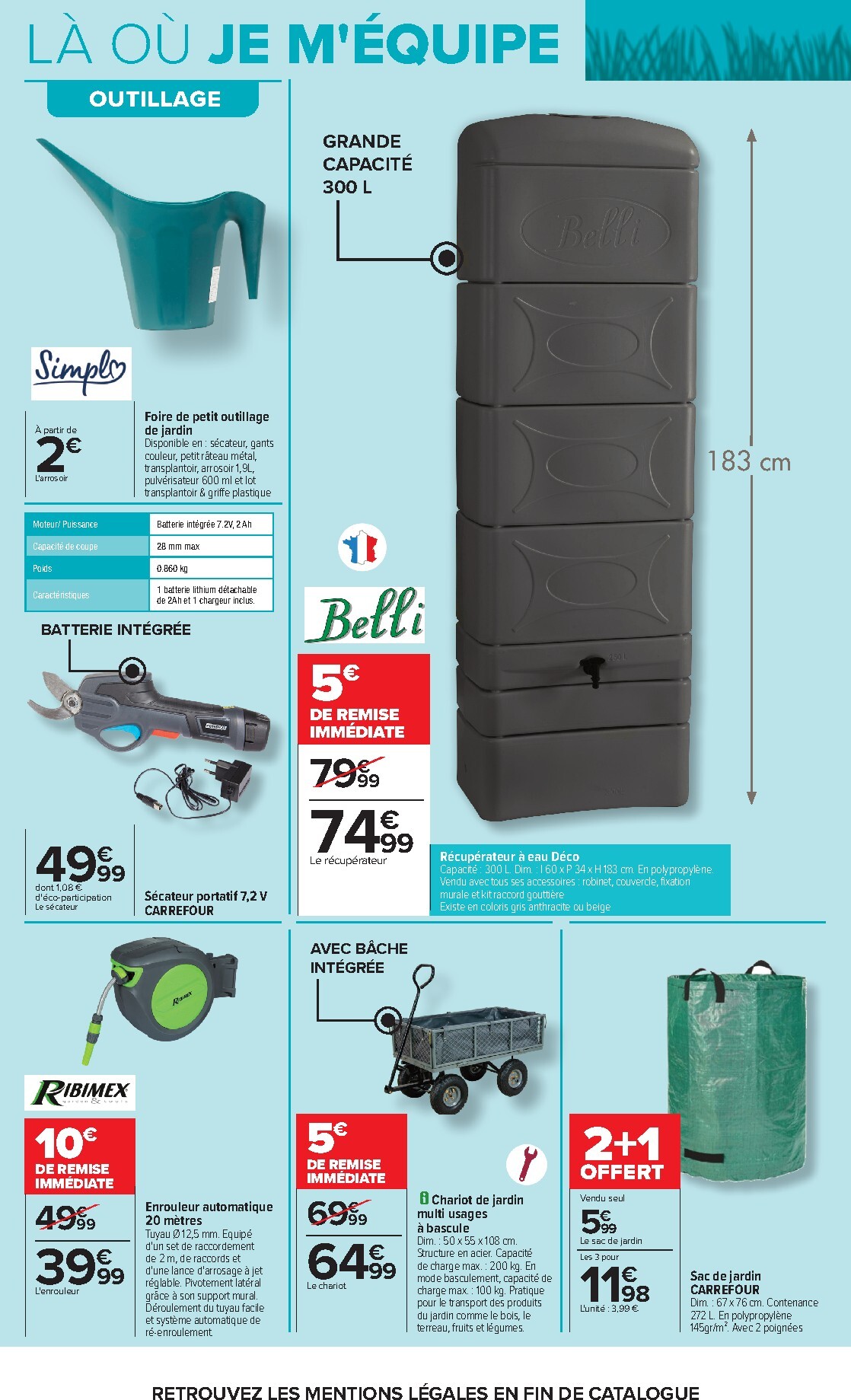 carrefour - Flyer Carrefour - Jardin Plantation et Mobilier pour la semaine prochaine du du mardi 14/04/2026 au du lundi 27/04/2026 - page: 17