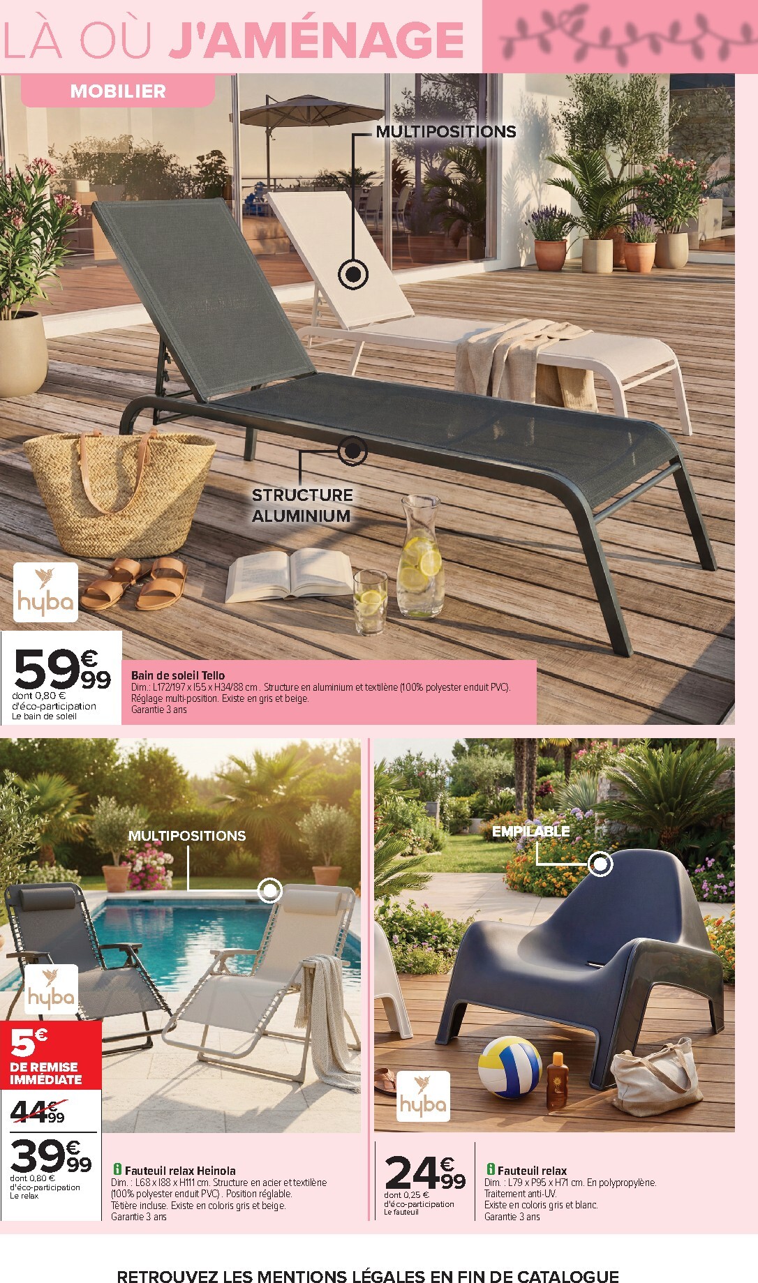 carrefour - Flyer Carrefour - Jardin Plantation et Mobilier pour la semaine prochaine du du mardi 14/04/2026 au du lundi 27/04/2026 - page: 23