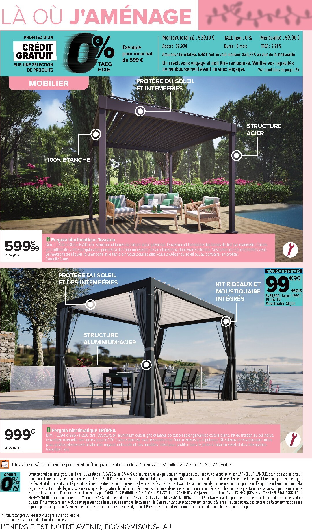 carrefour - Flyer Carrefour - Jardin Plantation et Mobilier pour la semaine prochaine du du mardi 14/04/2026 au du lundi 27/04/2026 - page: 25