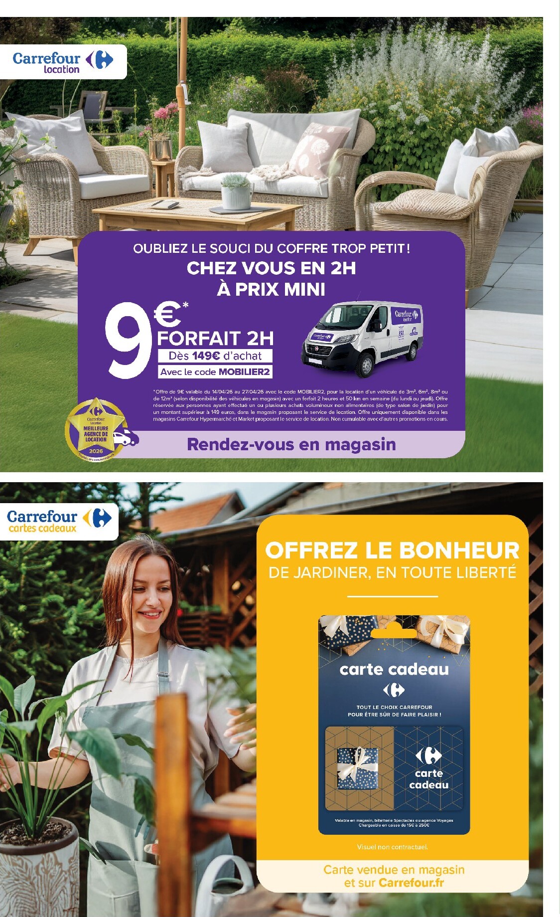 carrefour - Flyer Carrefour - Jardin Plantation et Mobilier pour la semaine prochaine du du mardi 14/04/2026 au du lundi 27/04/2026 - page: 10