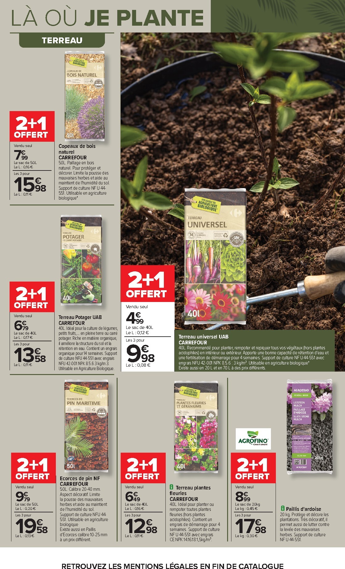 carrefour - Flyer Carrefour - Jardin Plantation et Mobilier pour la semaine prochaine du du mardi 14/04/2026 au du lundi 27/04/2026 - page: 13