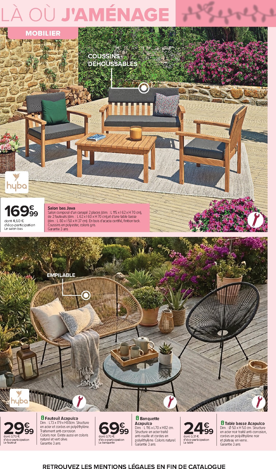 carrefour - Flyer Carrefour - Jardin Plantation et Mobilier pour la semaine prochaine du du mardi 14/04/2026 au du lundi 27/04/2026 - page: 22