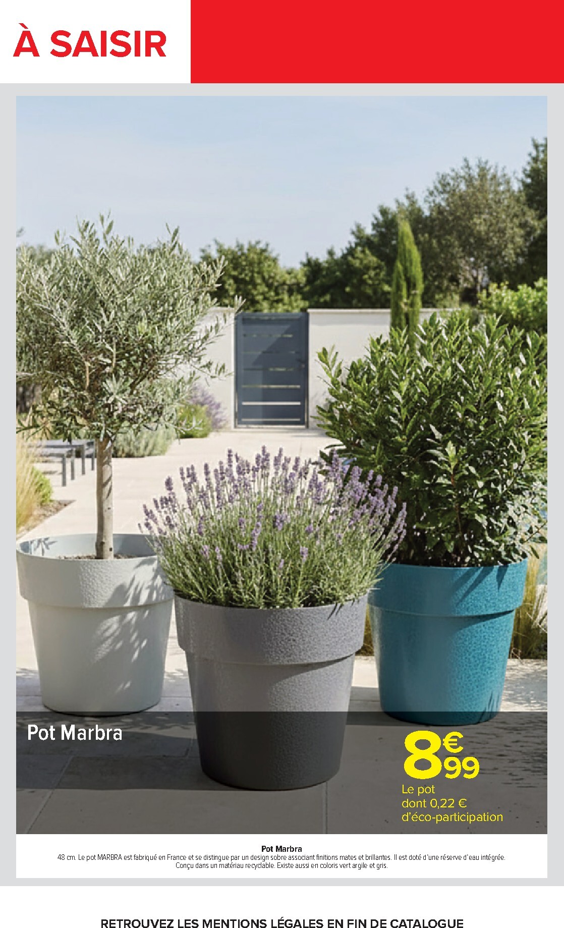 carrefour - Flyer Carrefour - Jardin Plantation et Mobilier pour la semaine prochaine du du mardi 14/04/2026 au du lundi 27/04/2026 - page: 3