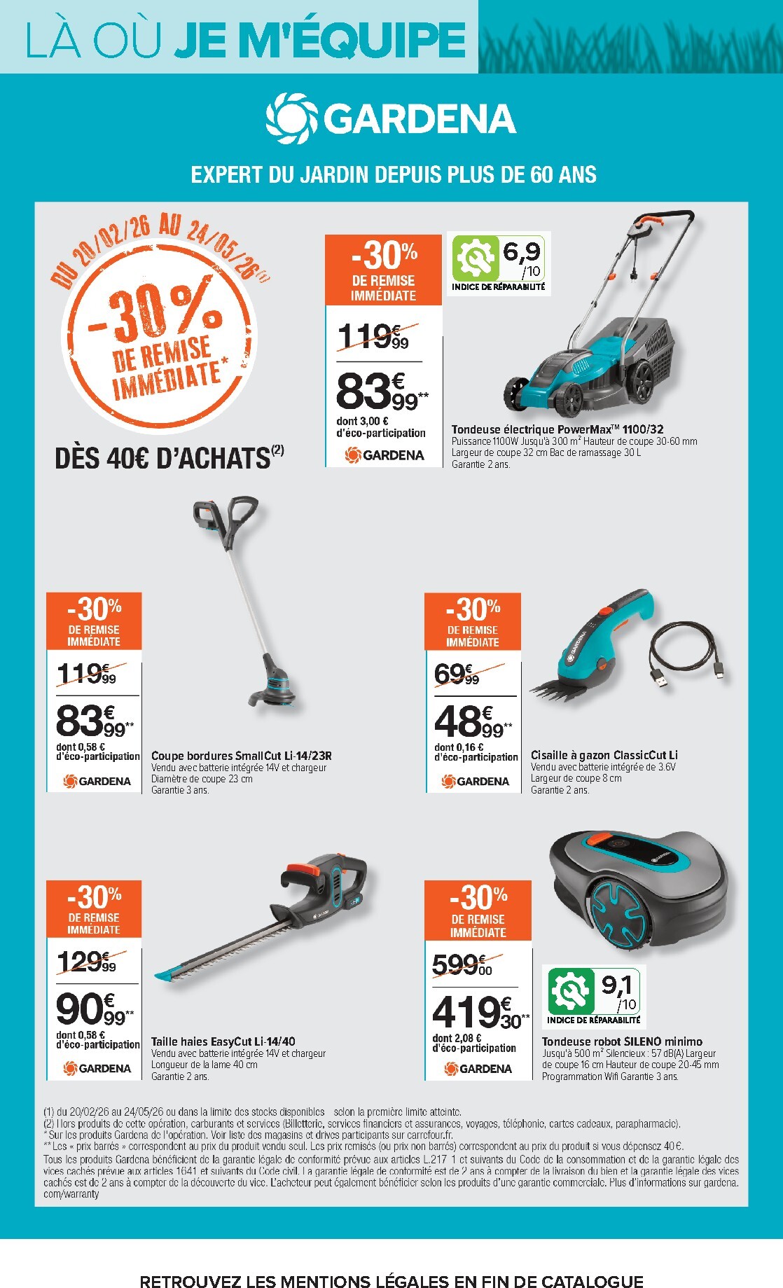 carrefour - Flyer Carrefour - Jardin Plantation et Mobilier pour la semaine prochaine du du mardi 14/04/2026 au du lundi 27/04/2026 - page: 19