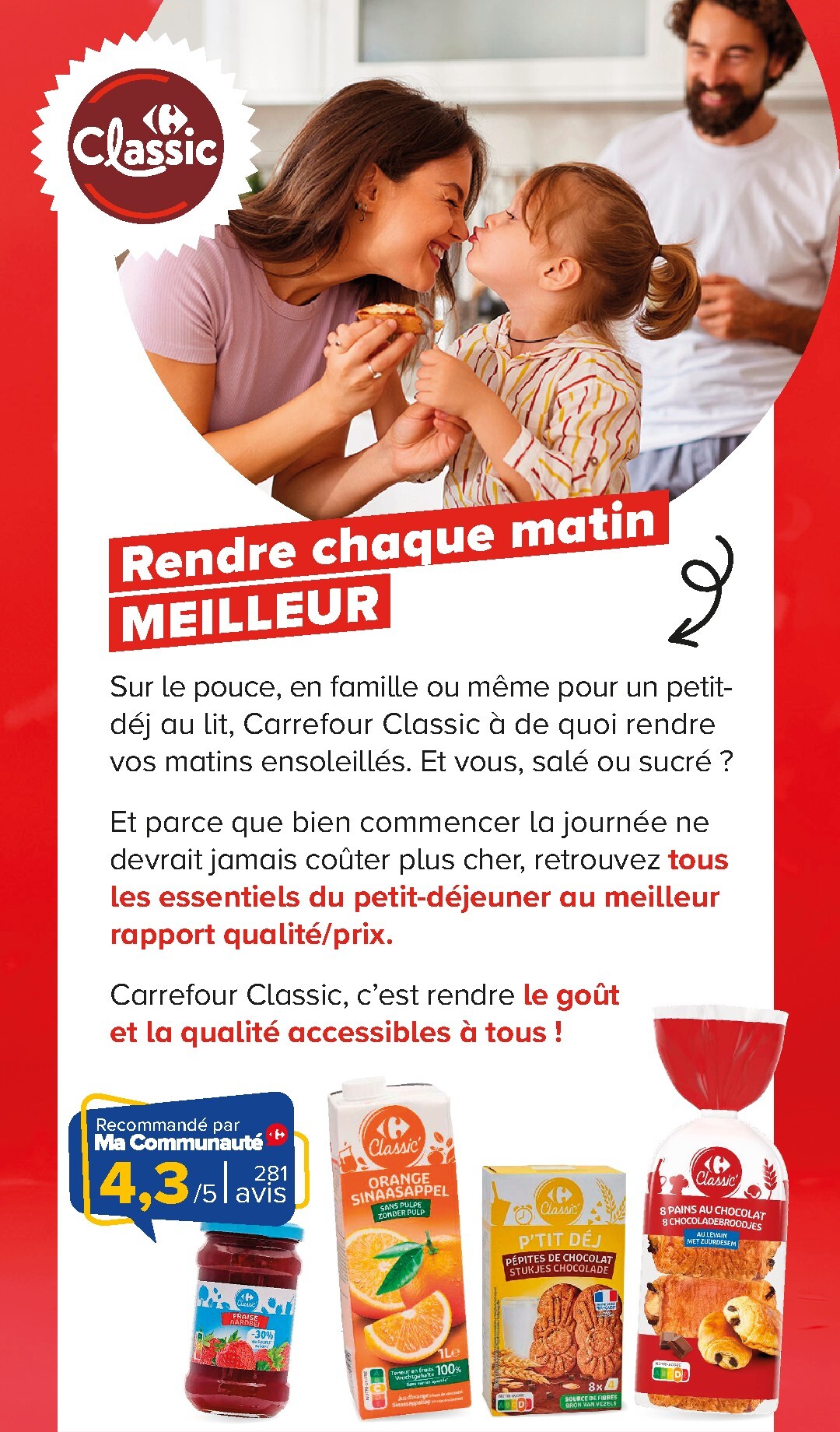 carrefour - Current Carrefour - Découvrez la Marque Carrefour Classic leaflet valid from du mardi 07/04/2026 to du lundi 04/05/2026 - page: 10