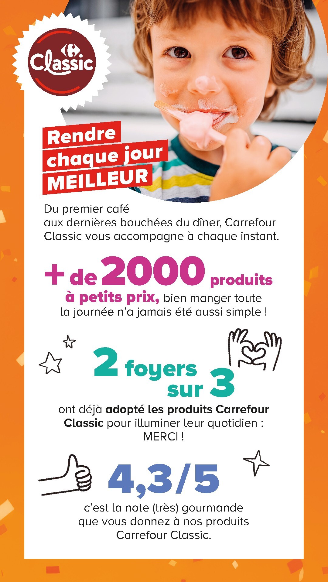 carrefour - Current Carrefour - Découvrez la Marque Carrefour Classic leaflet valid from du mardi 07/04/2026 to du lundi 04/05/2026 - page: 5