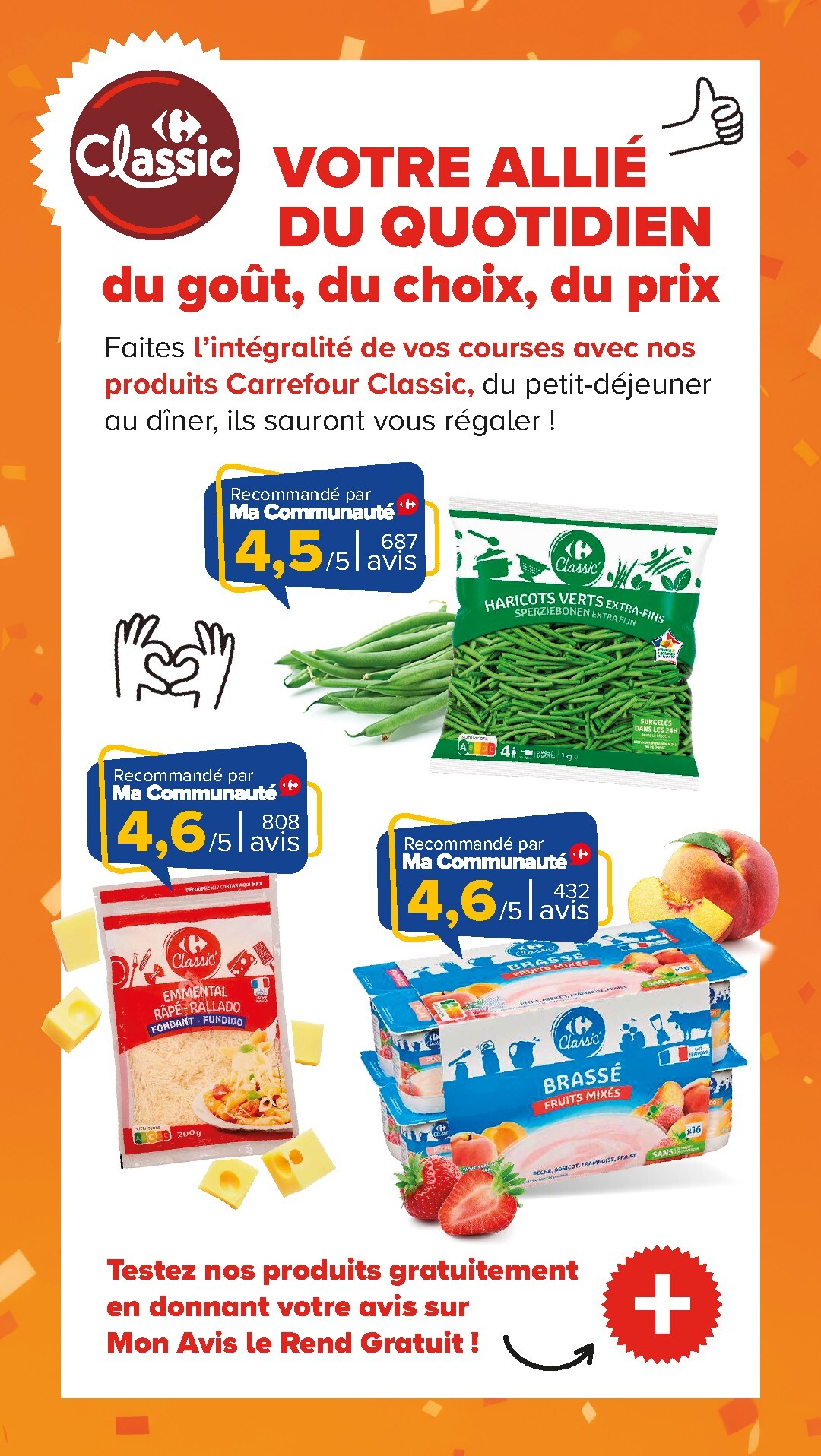 carrefour - Current Carrefour - Découvrez la Marque Carrefour Classic leaflet valid from du mardi 07/04/2026 to du lundi 04/05/2026 - page: 6