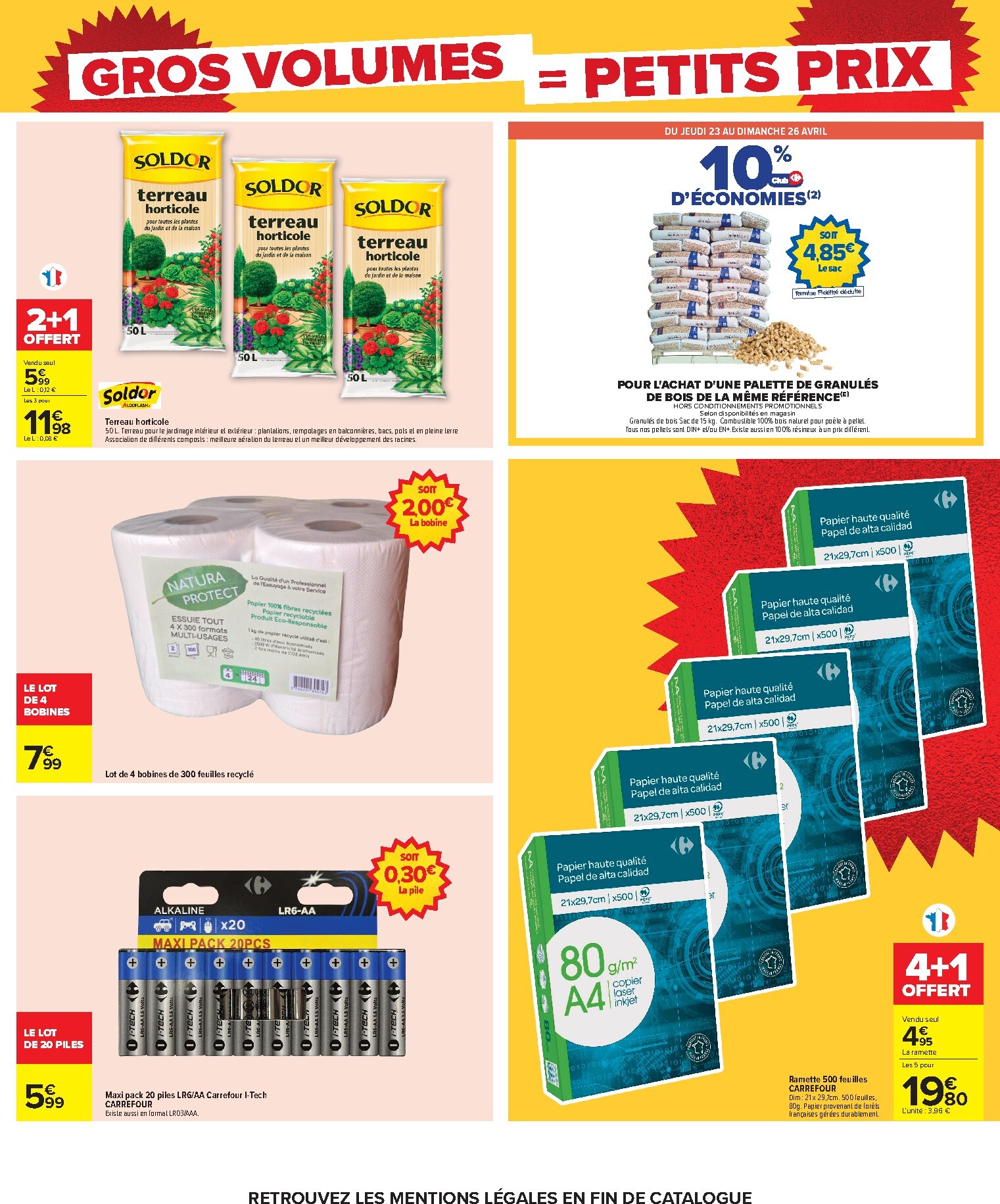 carrefour - Flyer Carrefour - Gros Volumes pour la semaine prochaine du de jeudi 23/04/2026 au du lundi 11/05/2026 - page: 25